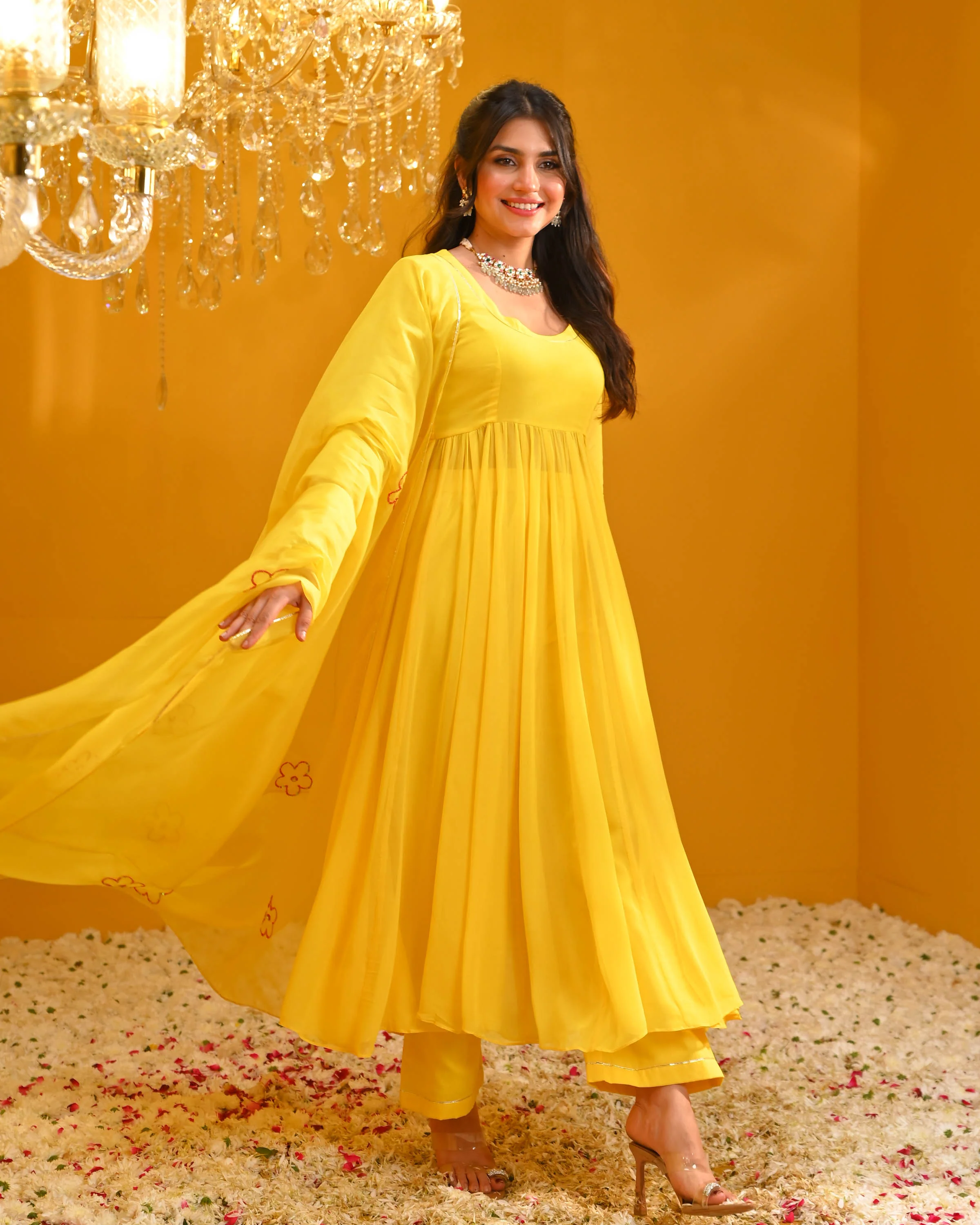 Gauri Georgette Suit Set - Woolfily