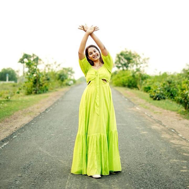 Bunaai GREEN OASIS COTTON DRESS - Woolfily