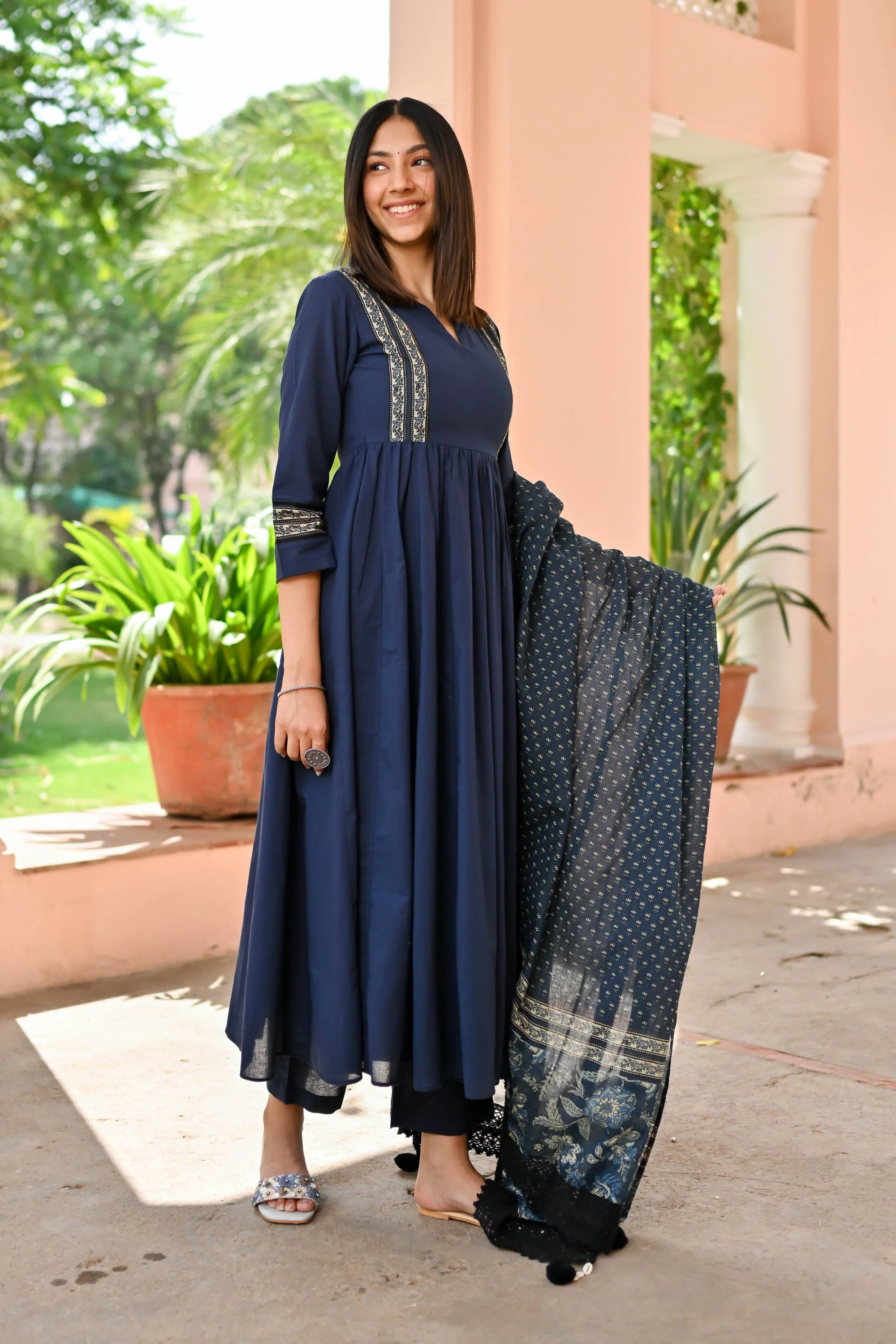 Vidhi Cotton Suit Set of 3 - Woolfily