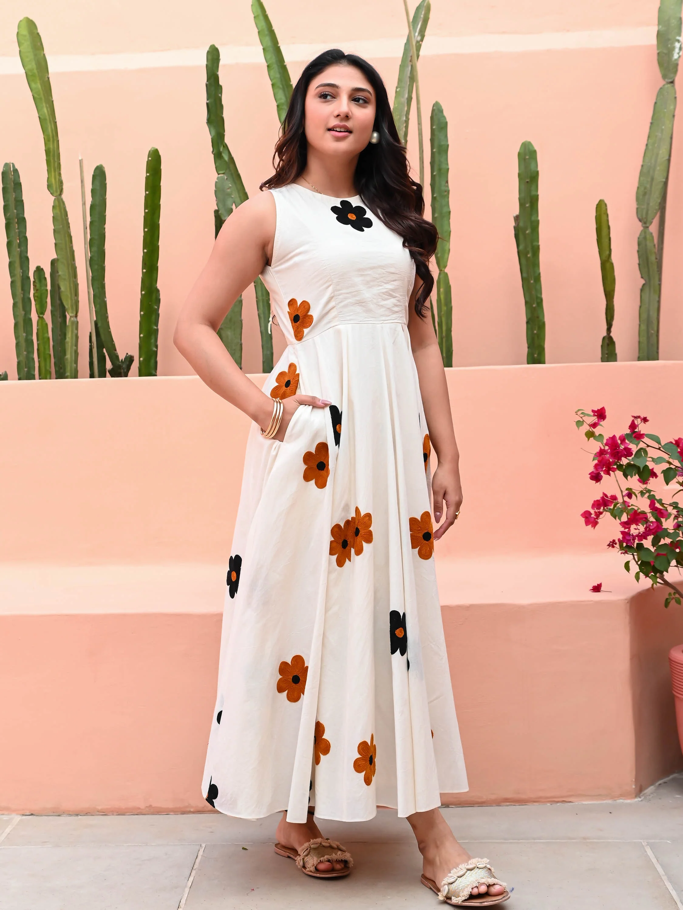 Snow White Embroidered Dress - Woolfily