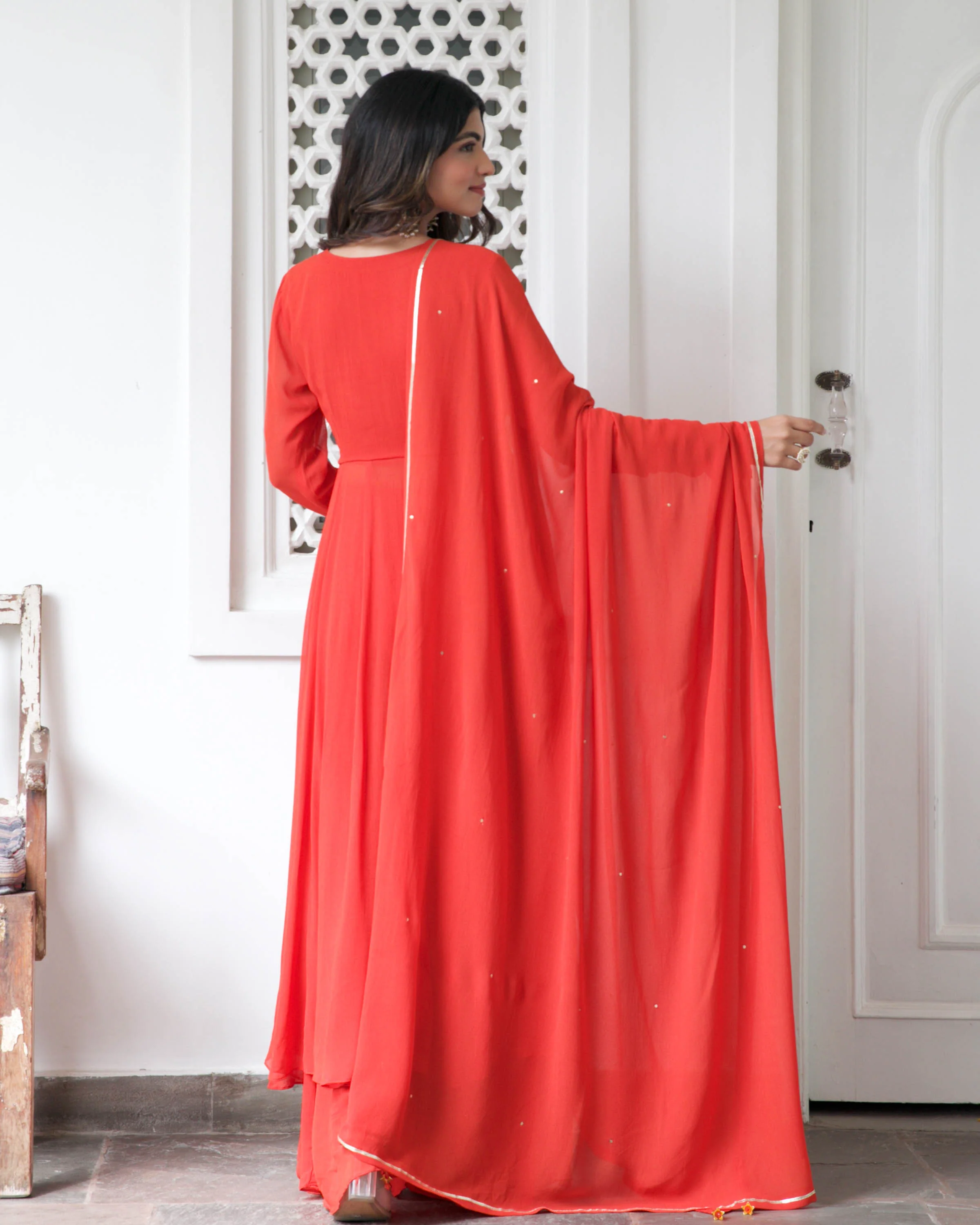 Gulab Georgette Suit Set - Woolfily