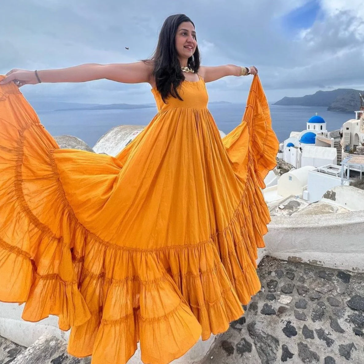 Bunaai Olivia Cotton Maxi Dress - Woolfily