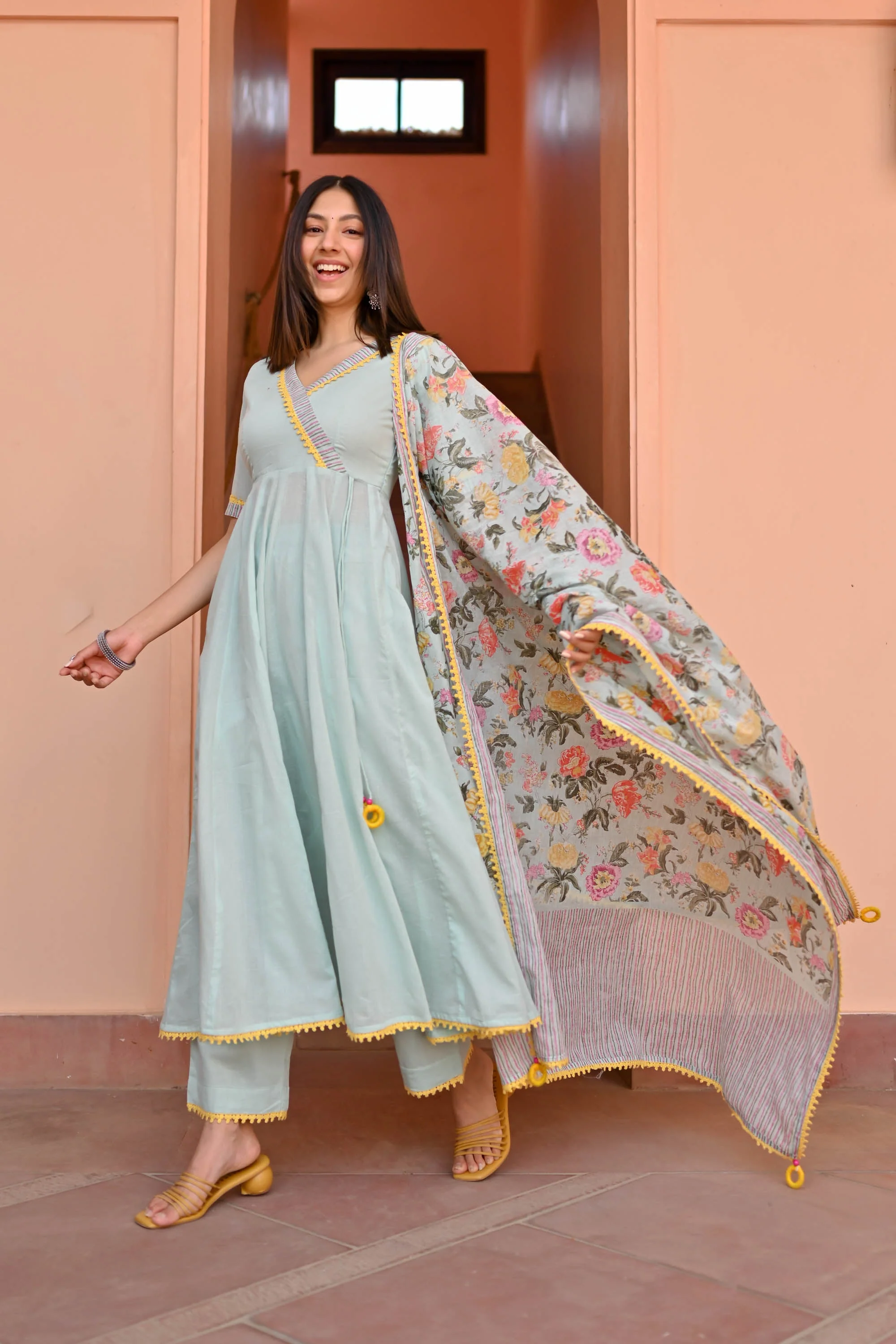 Dew Cotton Suit Set of 3 - Woolfily