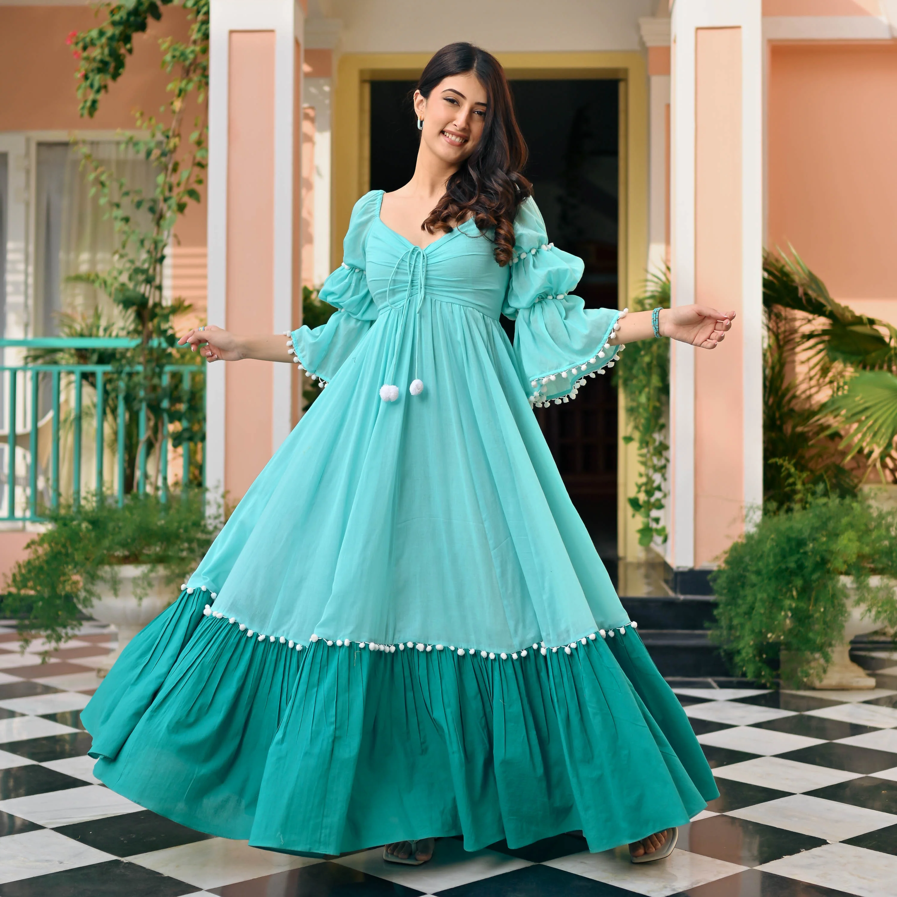 Bunaai Radiant Cotton Dress - Woolfily