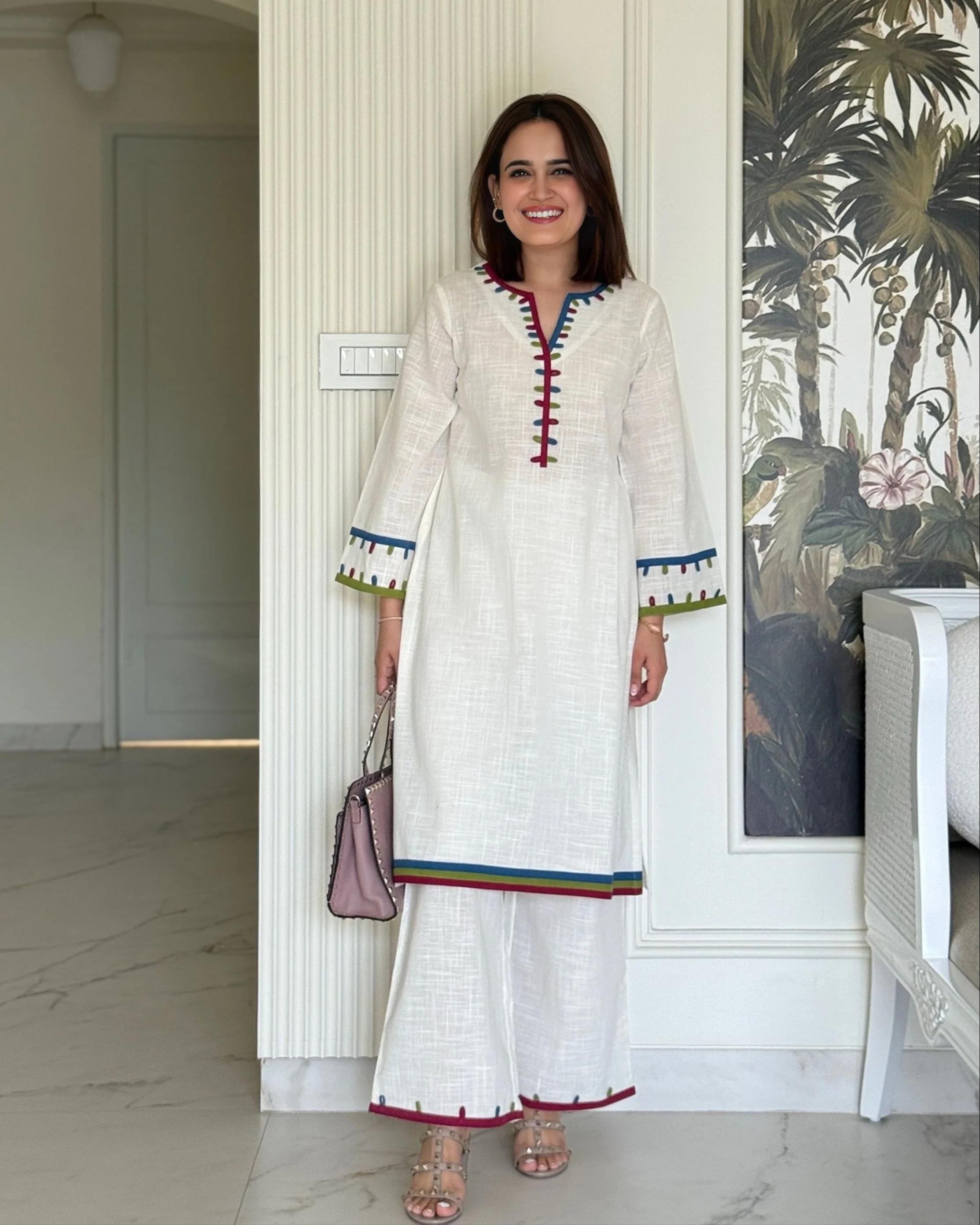 Bunaai Tropic Ties co-ord Set - Woolfily