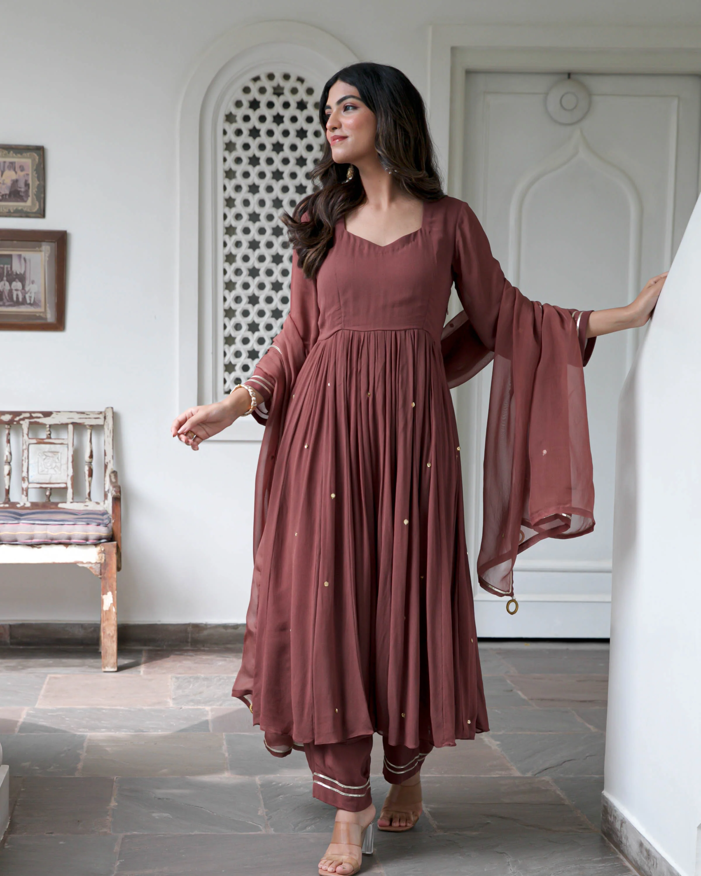 Koyal Georgette Suit Set - Woolfily