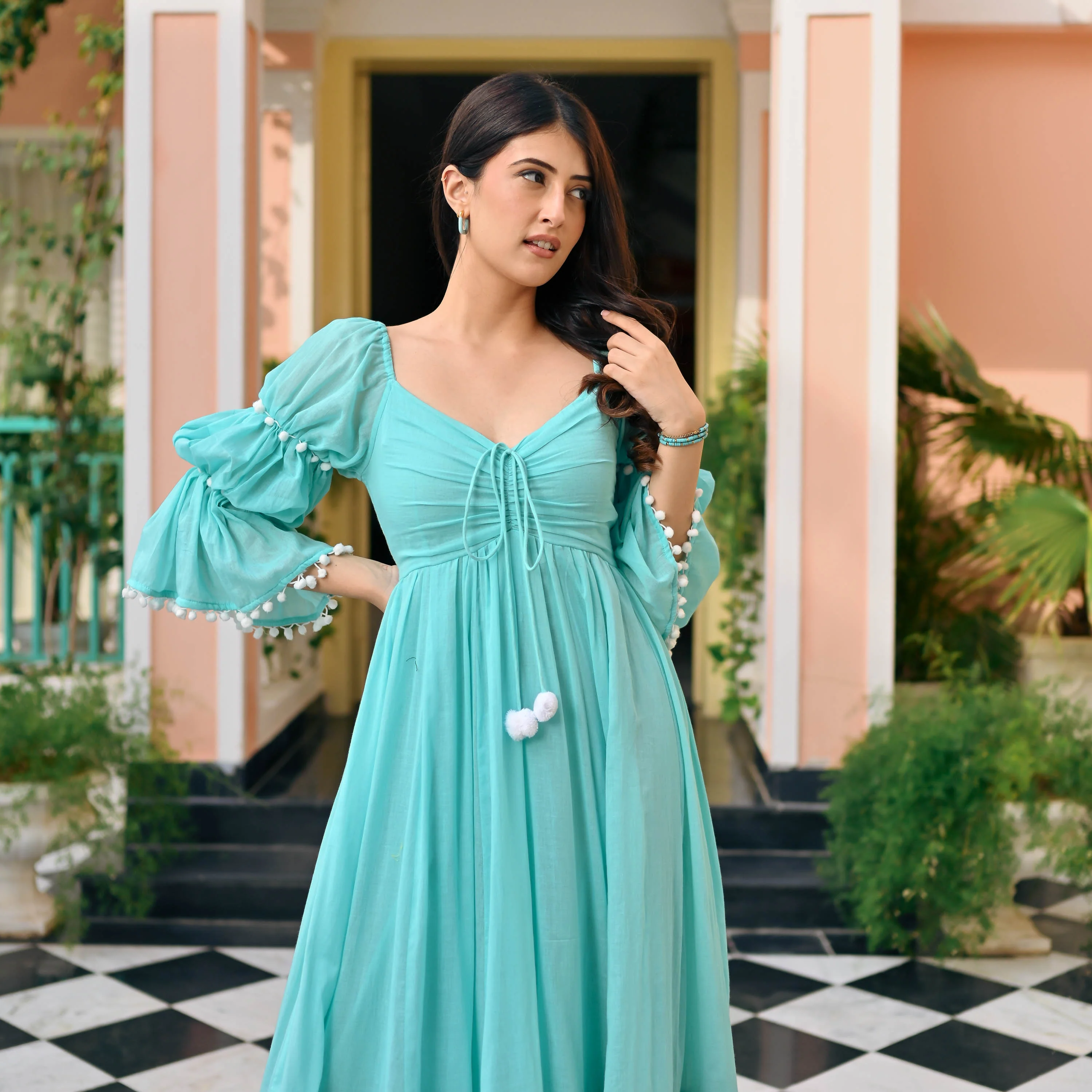 Bunaai Radiant Cotton Dress - Woolfily