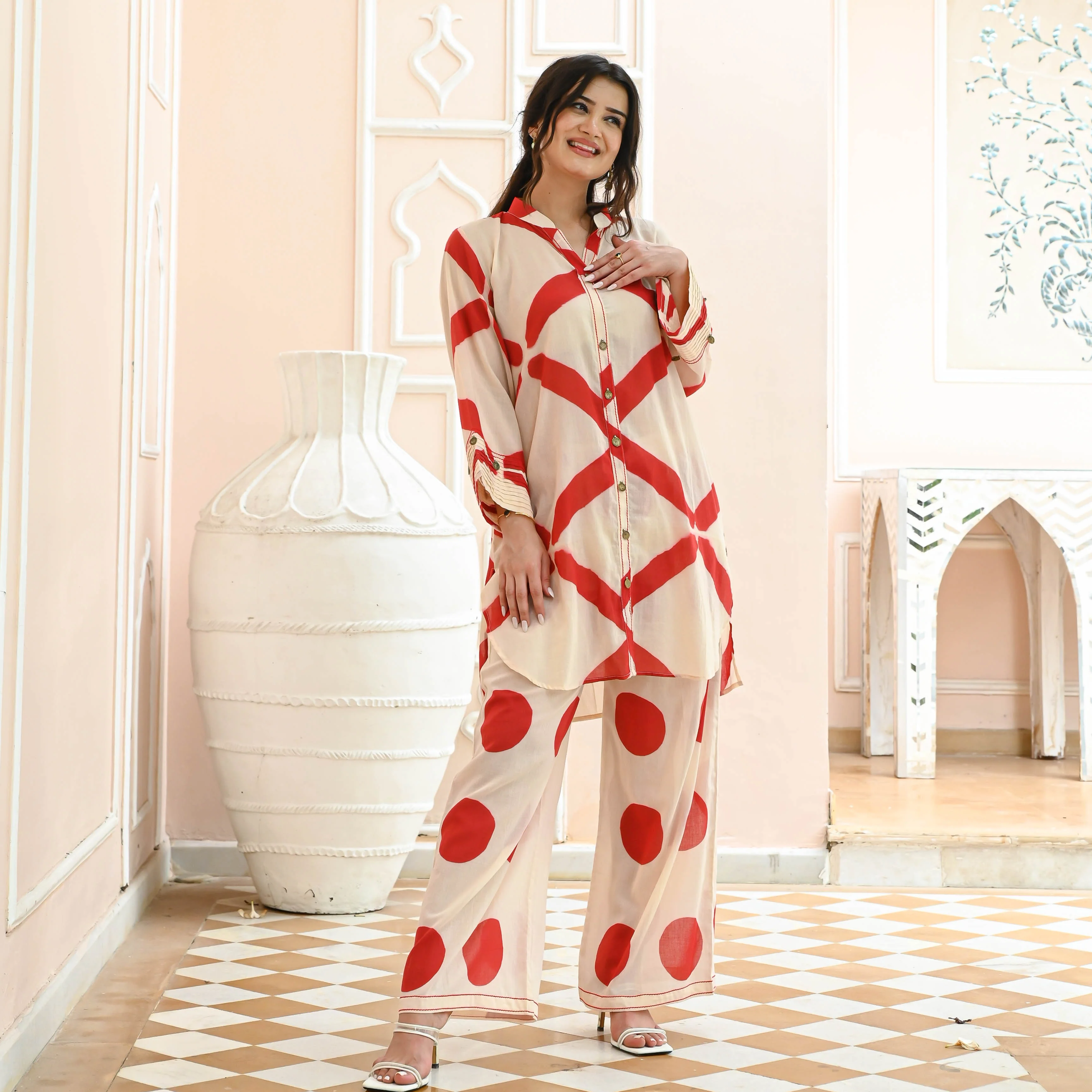 Nirupa Clamp Co-ord Set - Woolfily