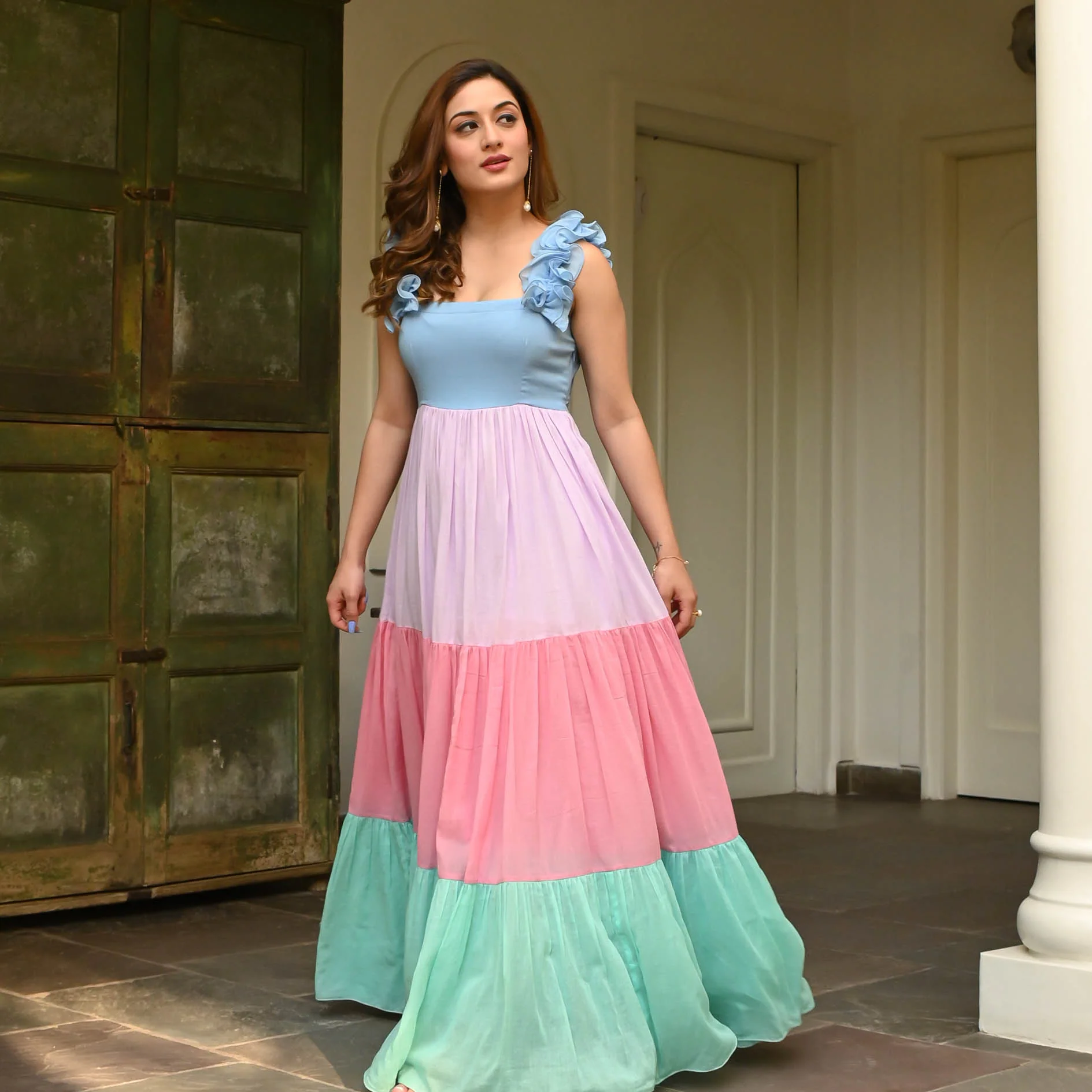 Bunaai DUSTY JADE PINK COTTON DRESS - Woolfily