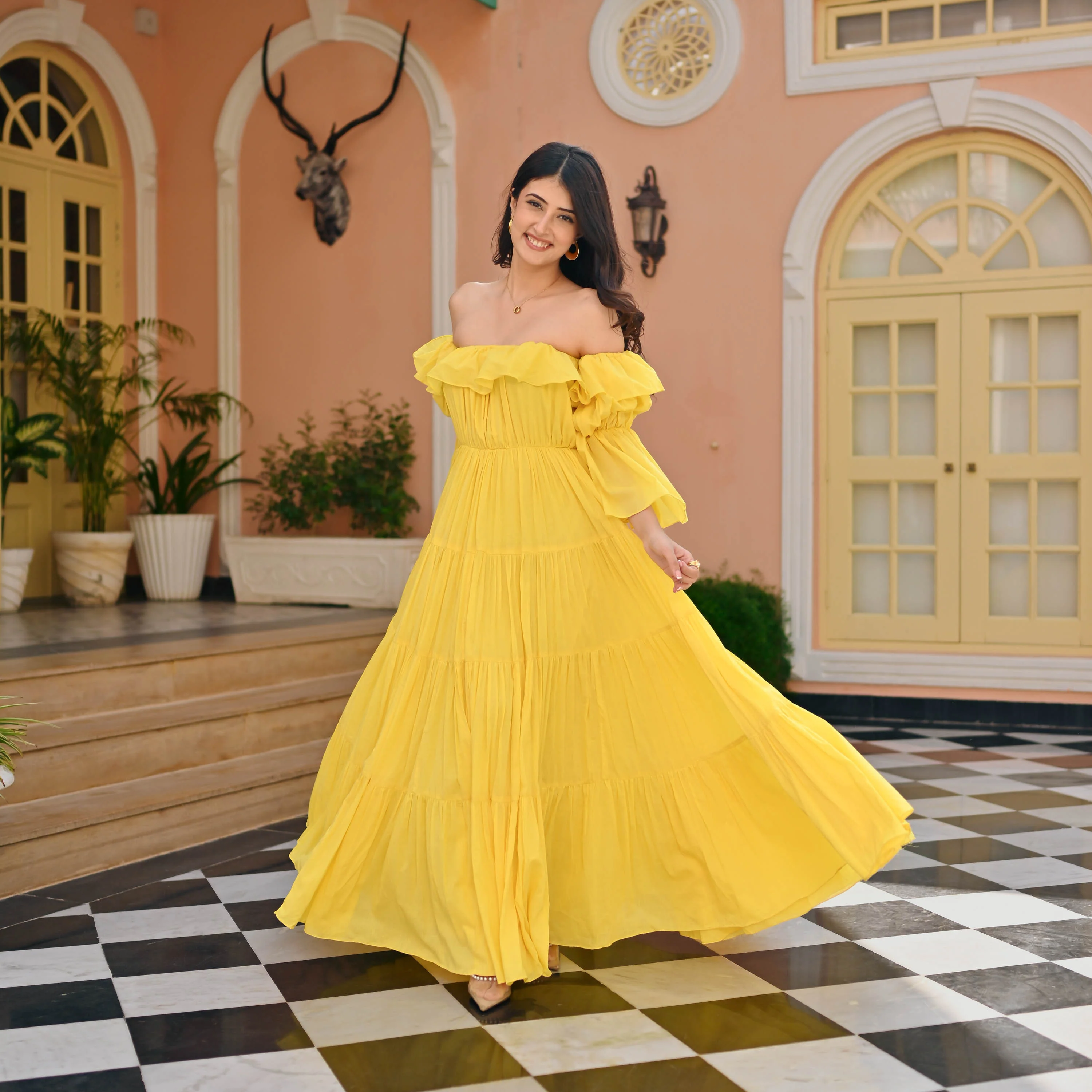 Bunaai Tropical Tango Cotton Dress - Woolfily