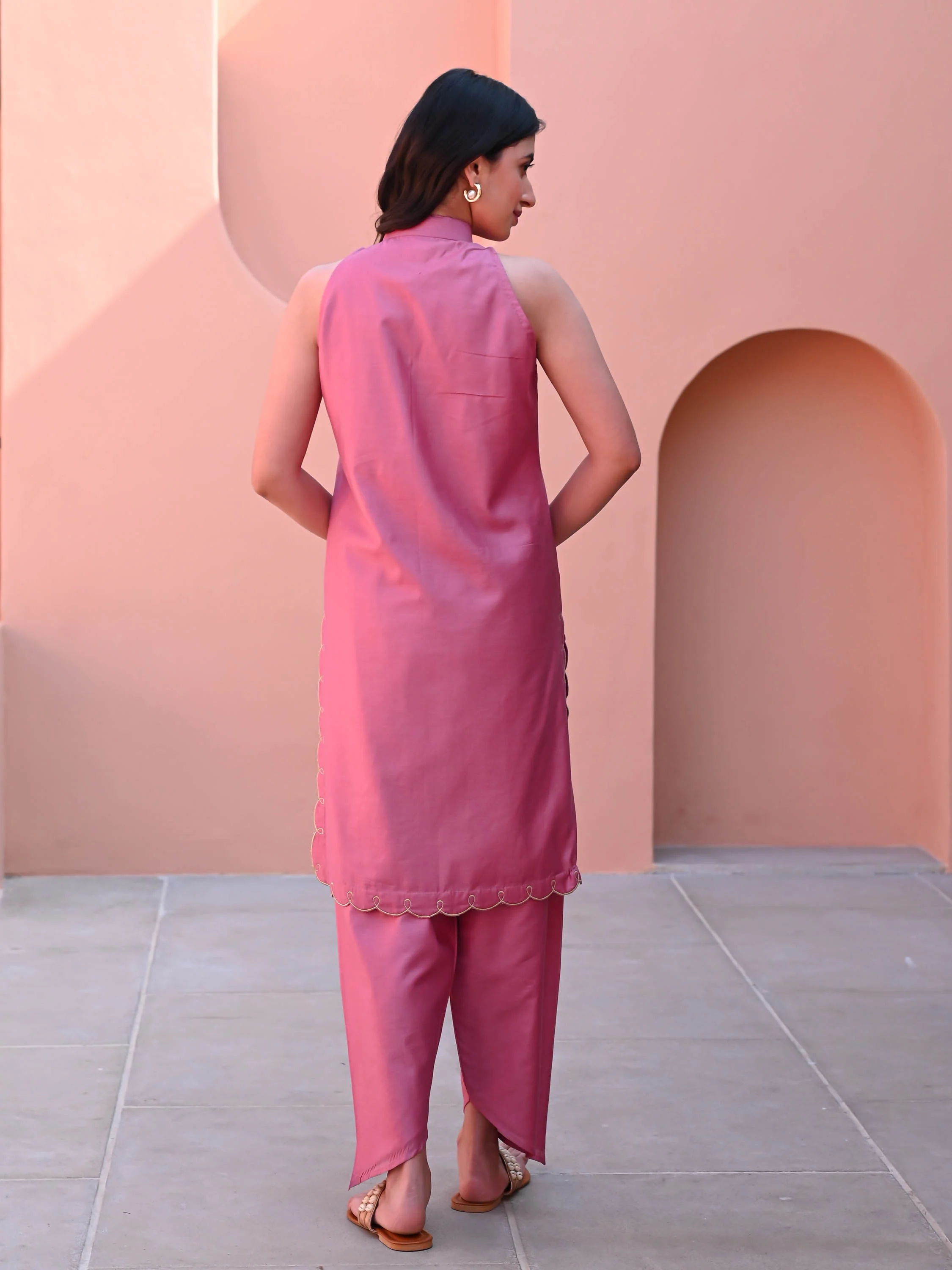 Ikkat Impressions Kurta Set - Woolfily