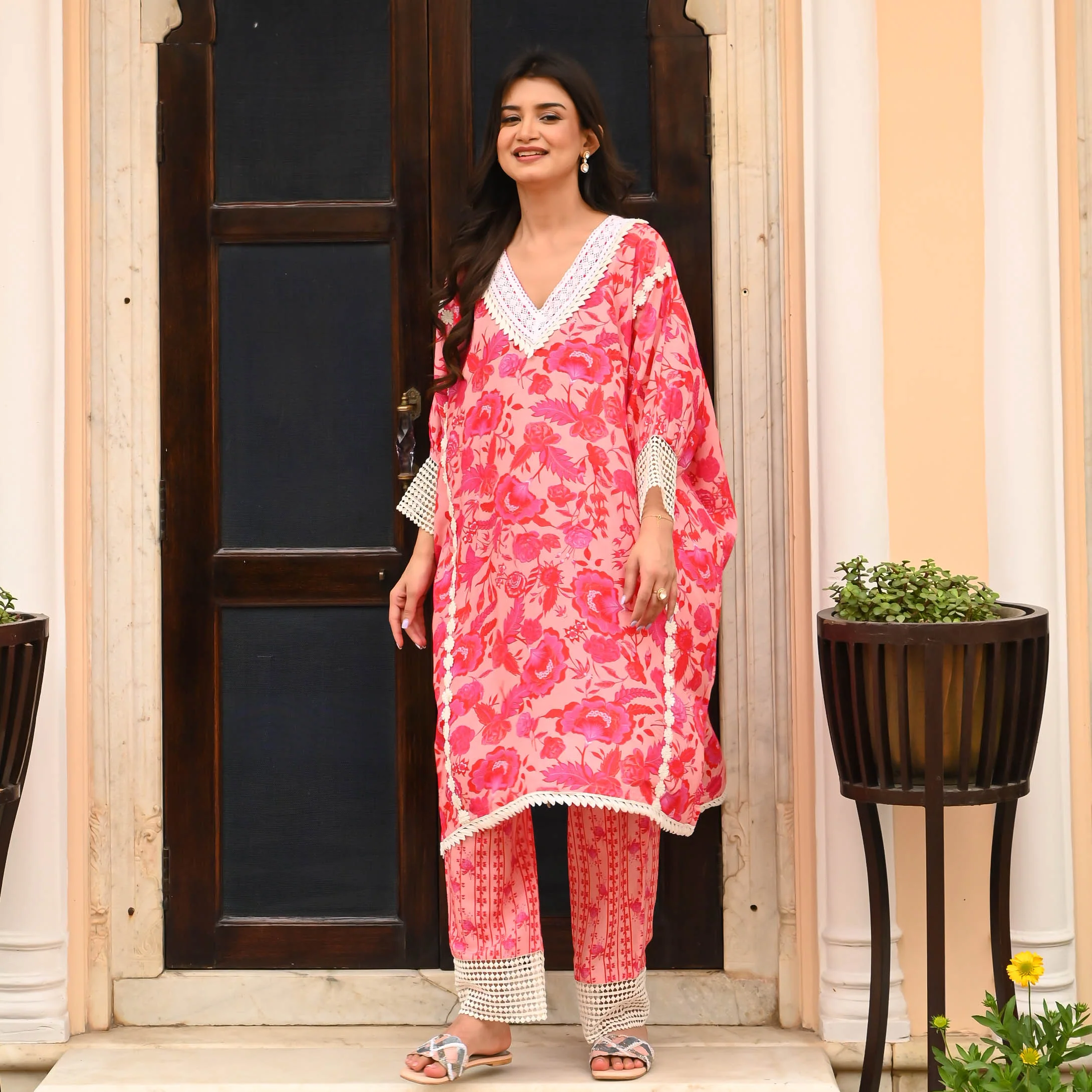 Coordinated Chic Kaftan Set - Woolfily