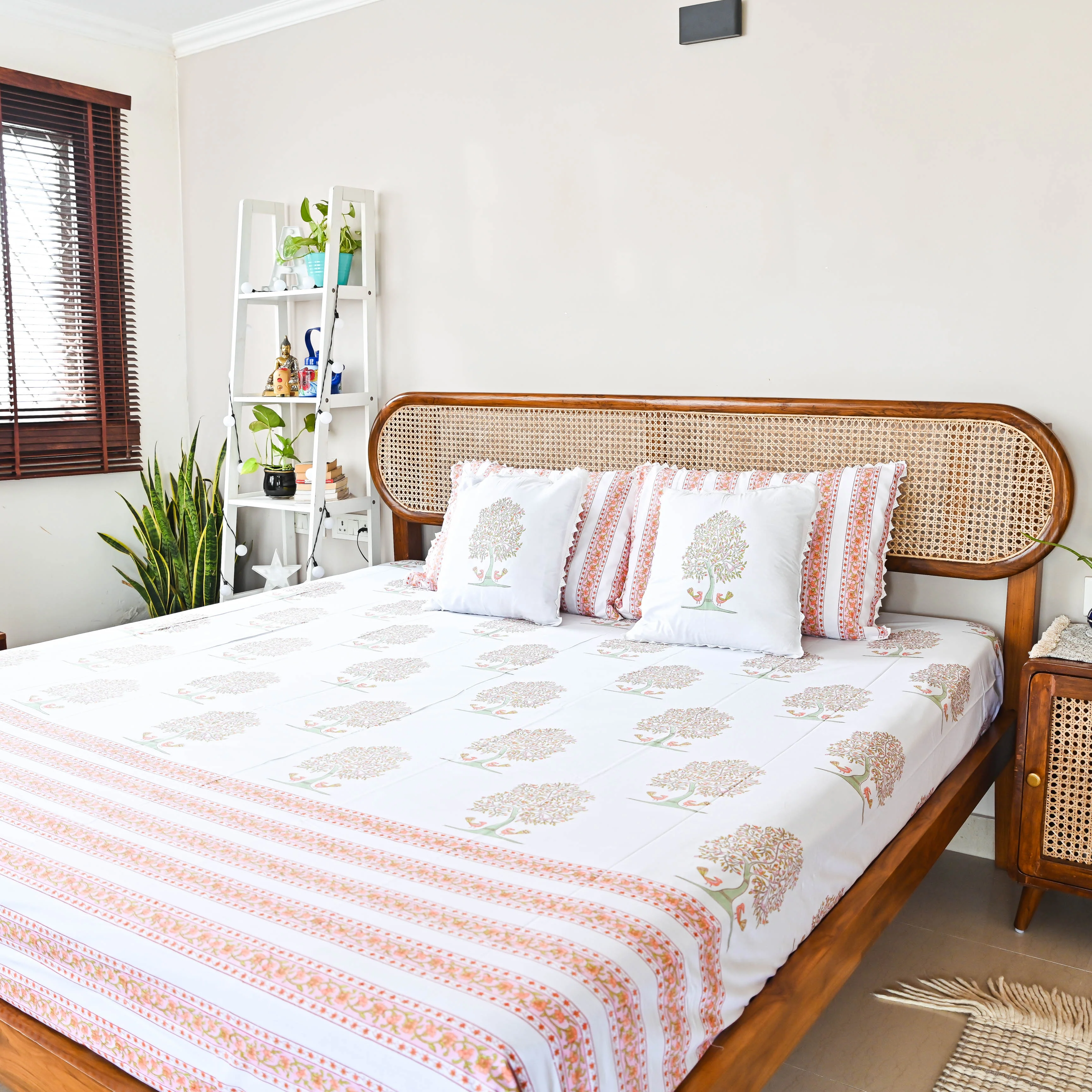 Bunaai Dreamsoft Handblock Printed Bedsheet - Woolfily