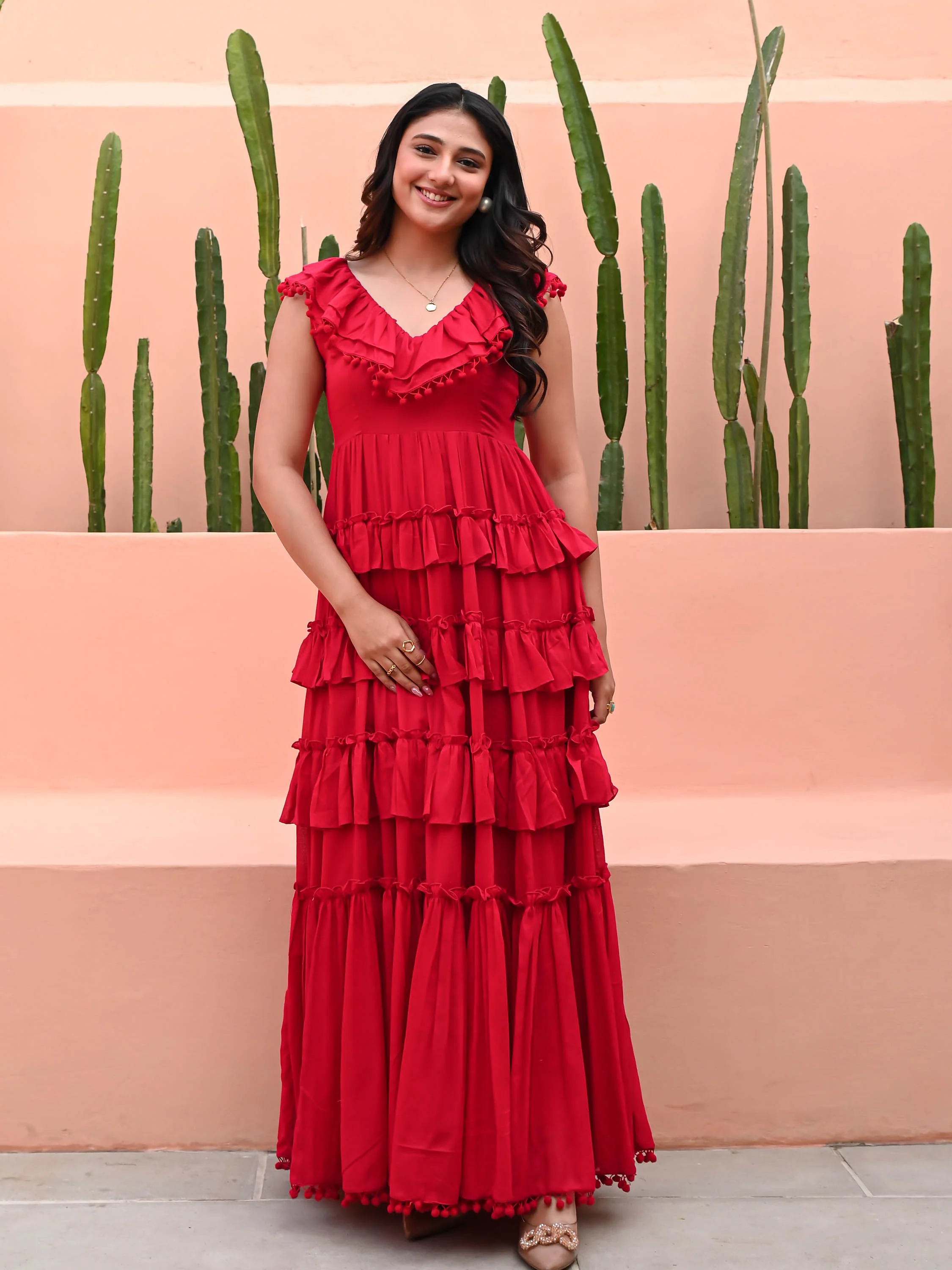 Rococco Cotton Dress - Woolfily