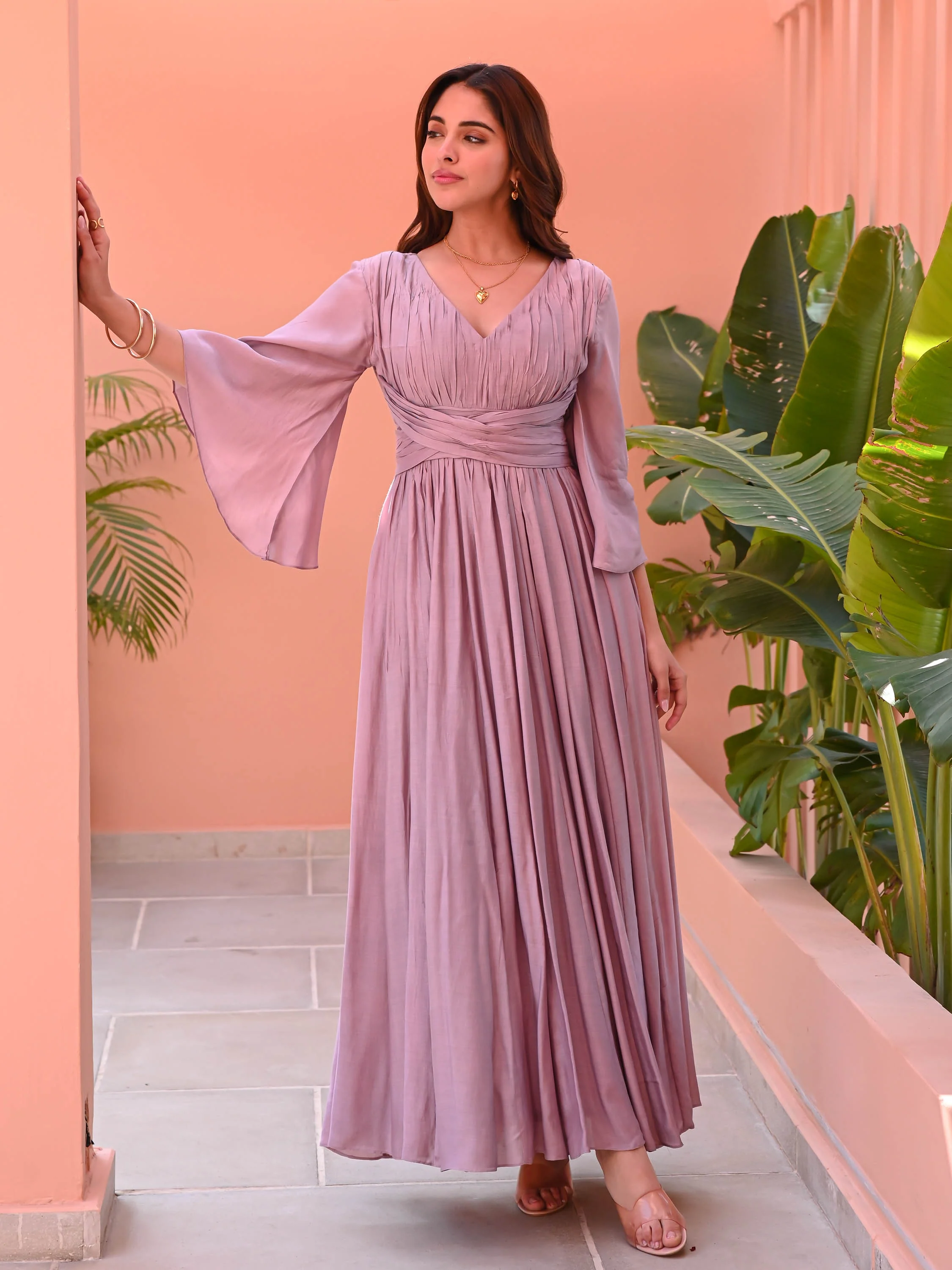 Sepia Rose Cotton Dress - Woolfily