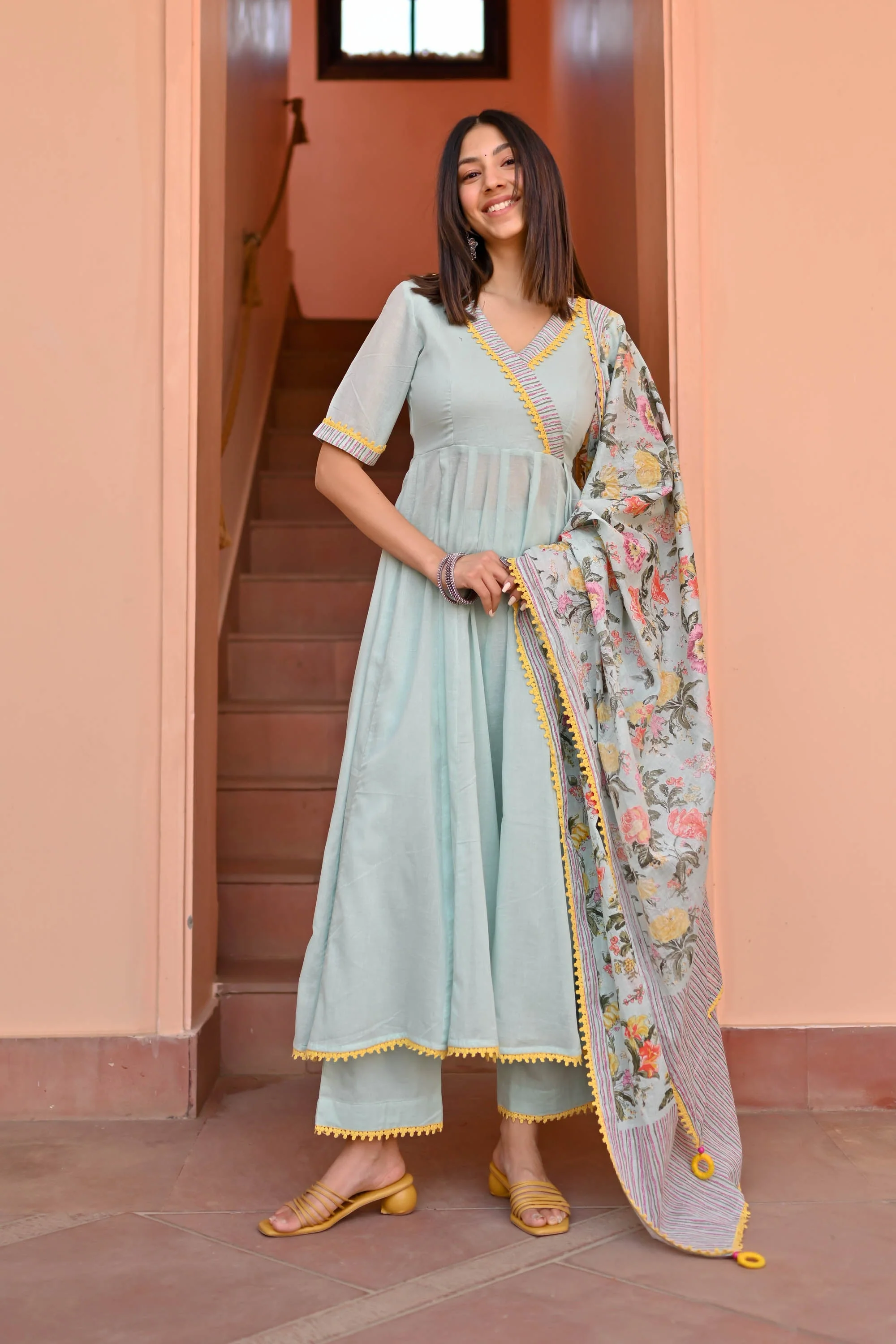 Dew Cotton Suit Set of 3 - Woolfily