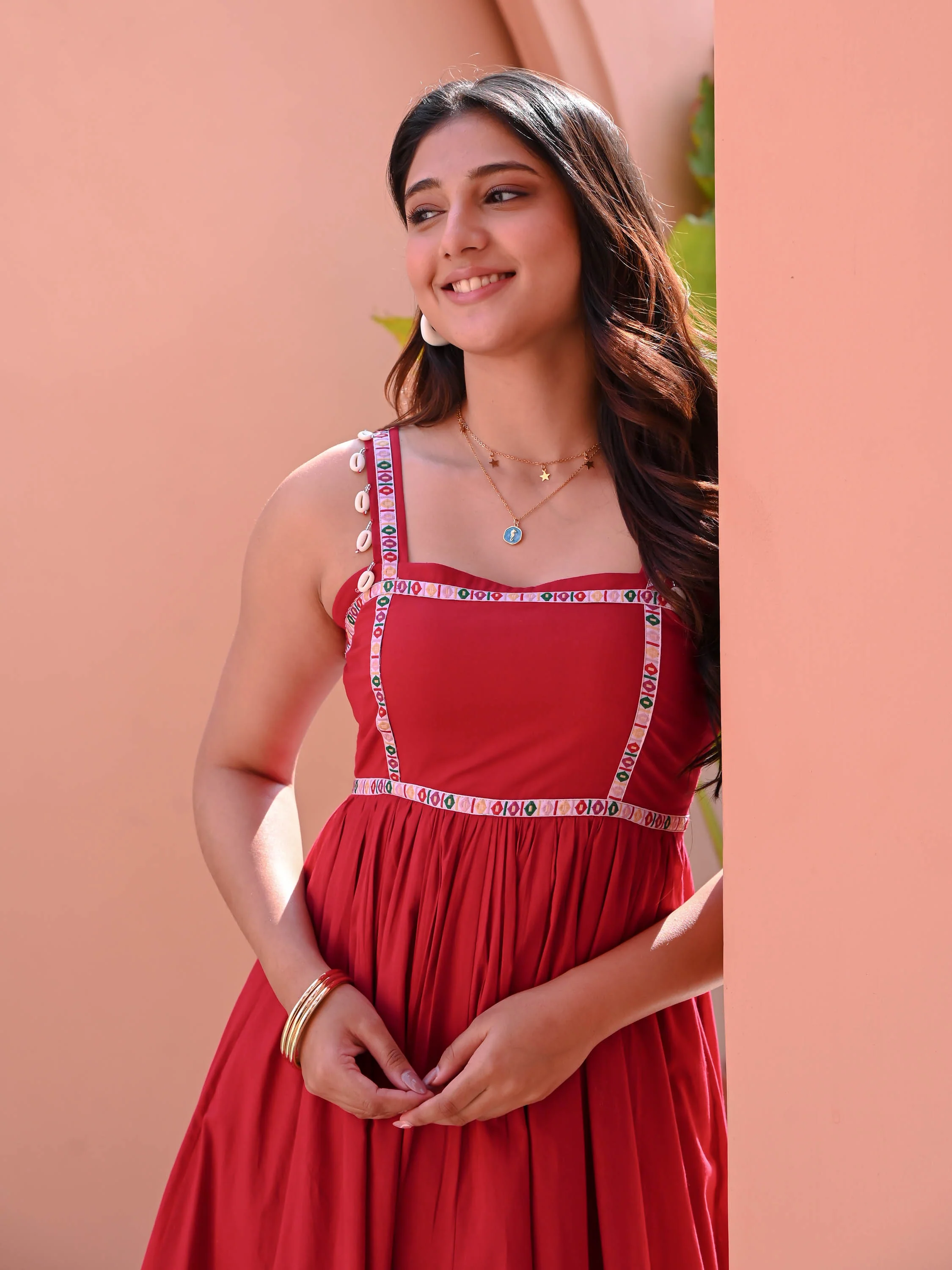 Cayenne Cotton Dress - Woolfily