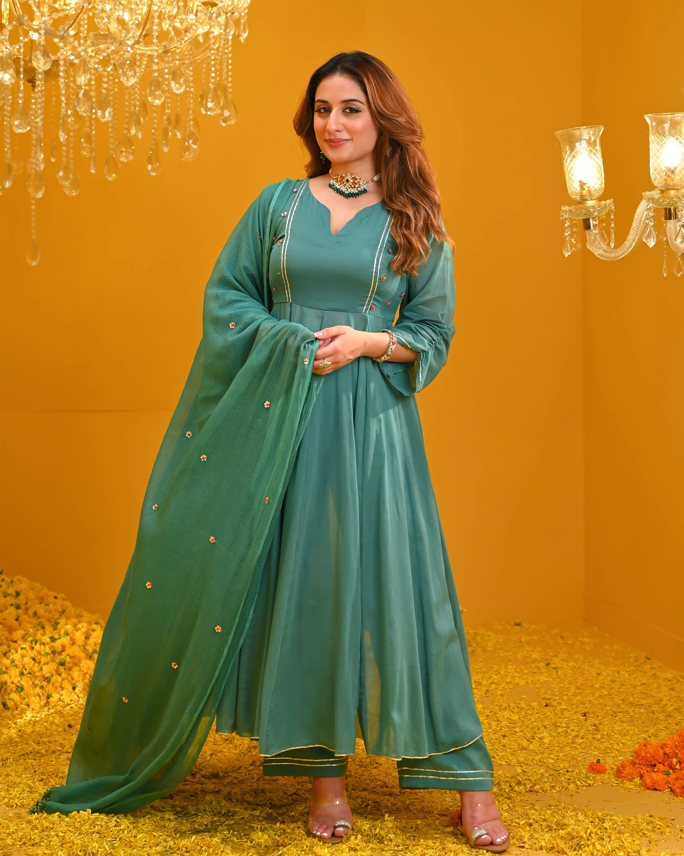 Mridula Cotton Suit Set - Woolfily