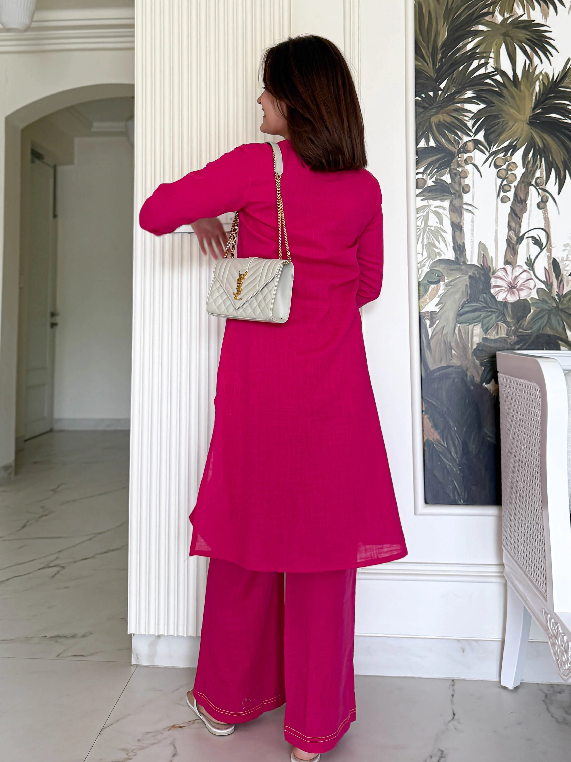 Bunaai Blush Beat co-ord Set - Woolfily