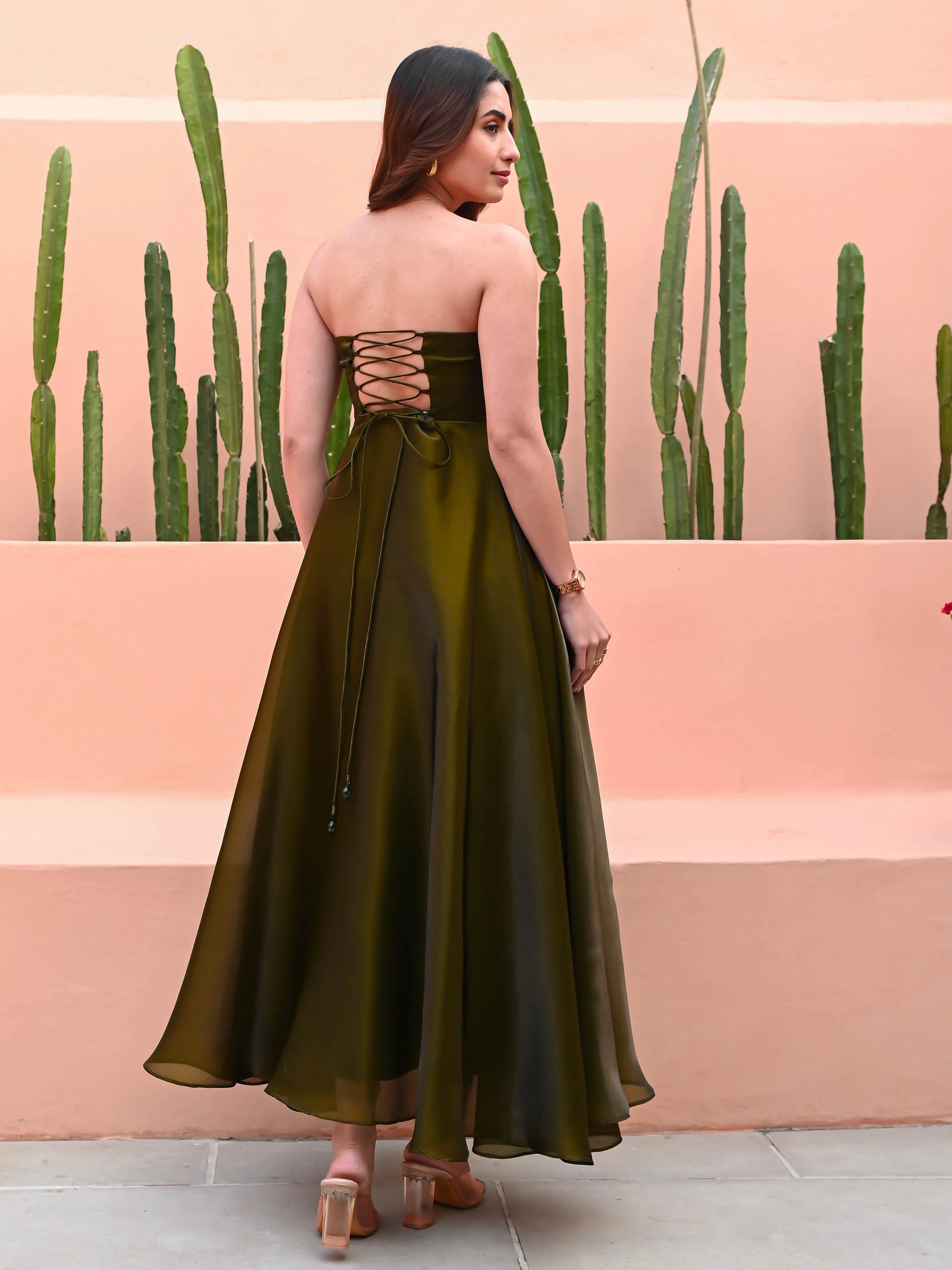 Cyprus Green Dress - Woolfily