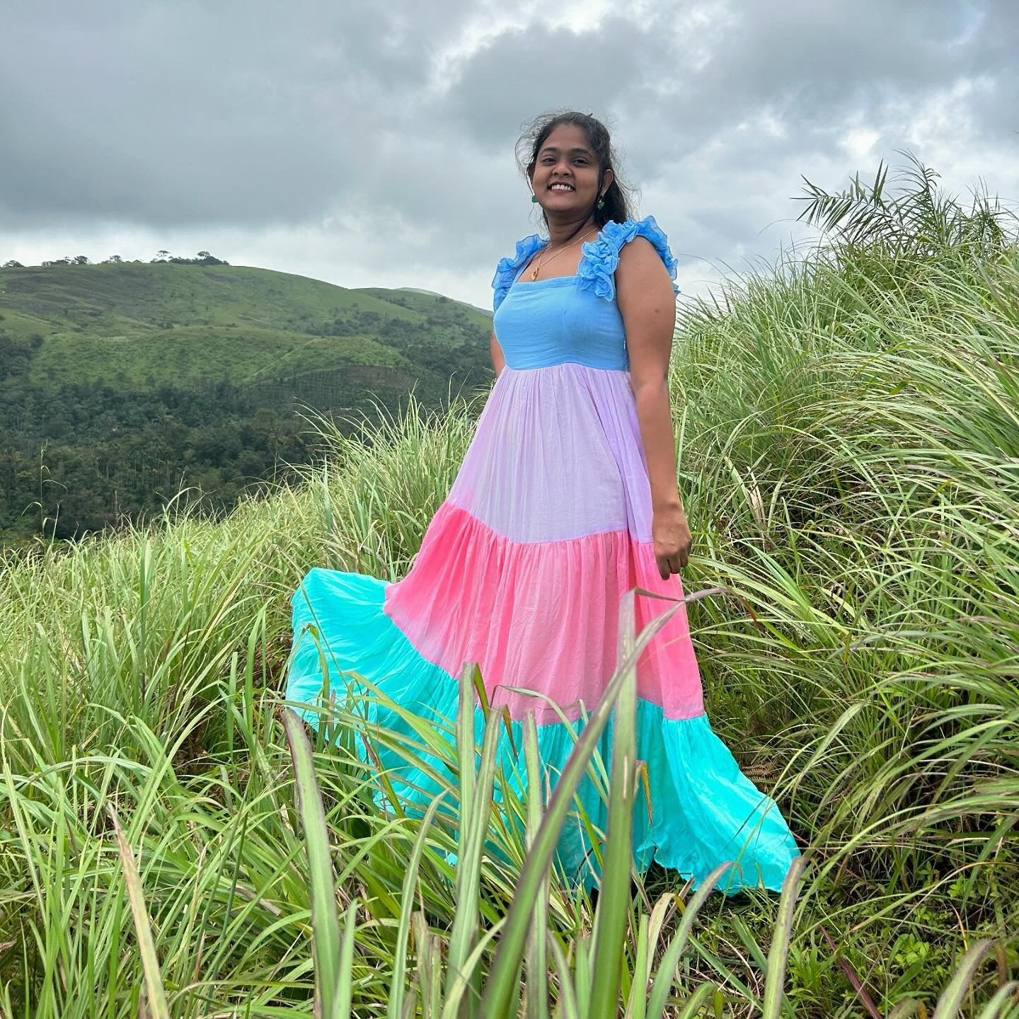 Bunaai DUSTY JADE PINK COTTON DRESS - Woolfily