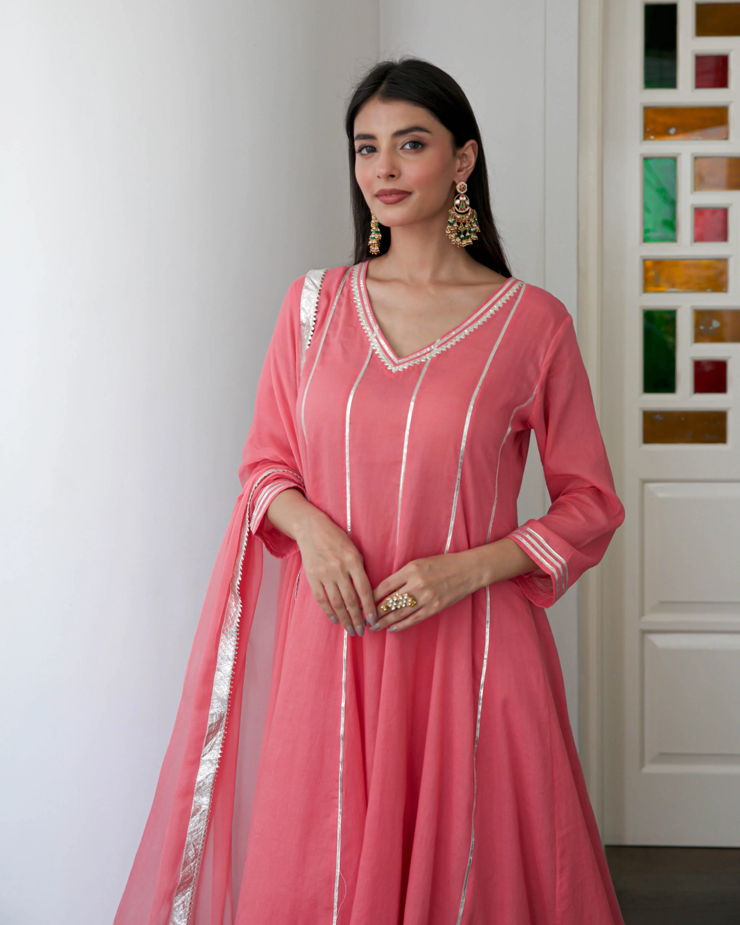 Gajri Cotton Suit Set - Woolfily