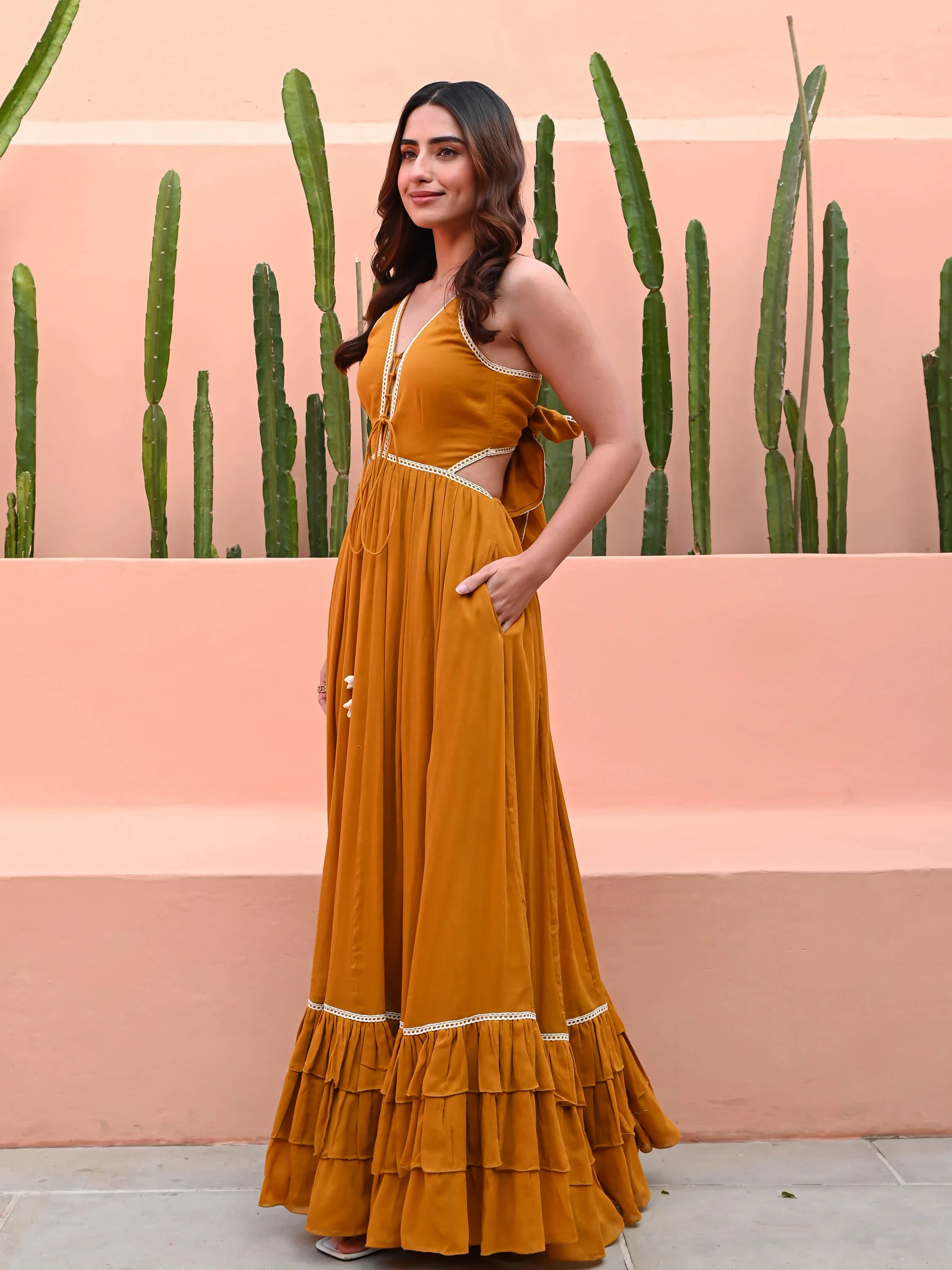 Marigold Cotton Dress - Woolfily