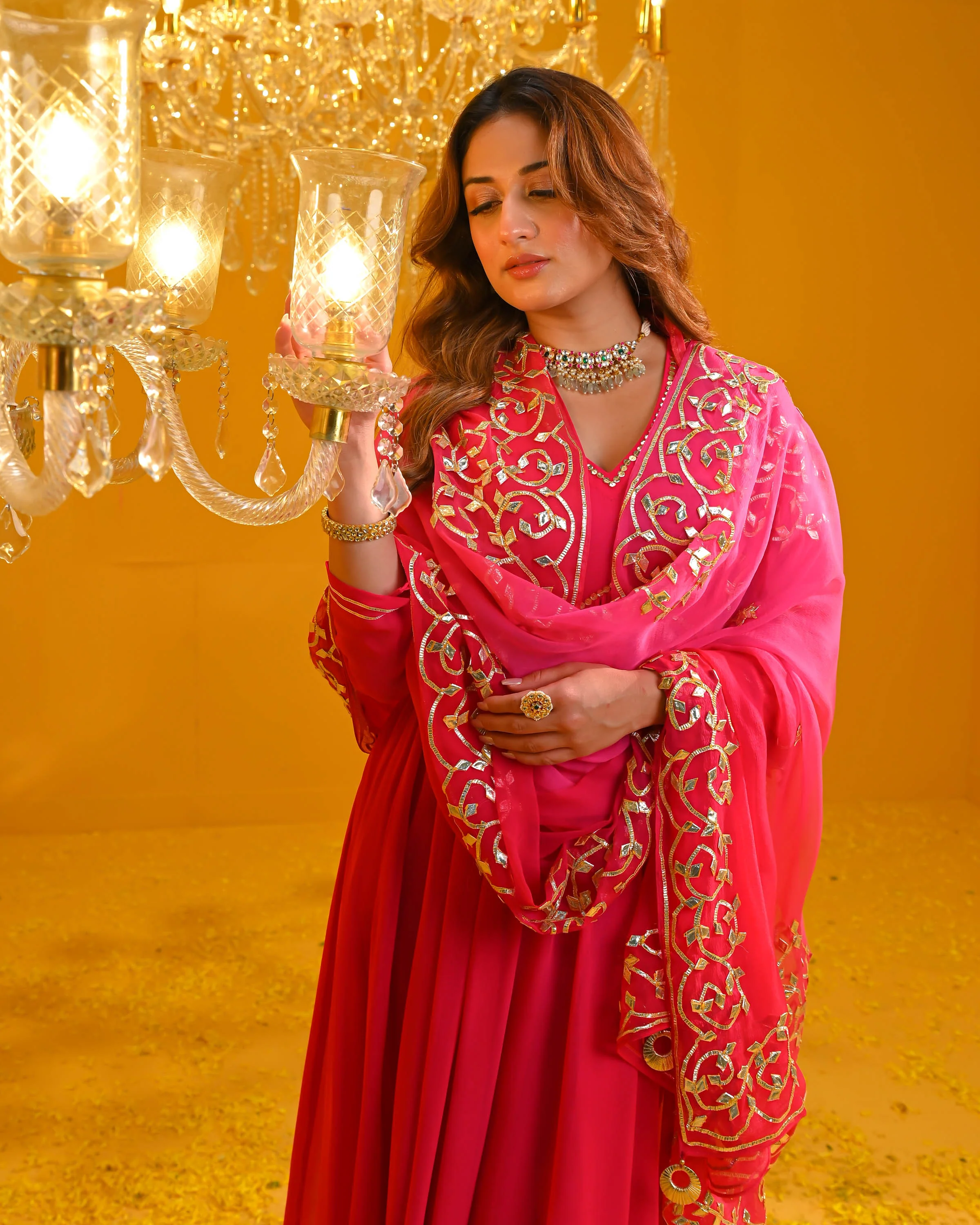 Divya Georgette Suit Set - Woolfily