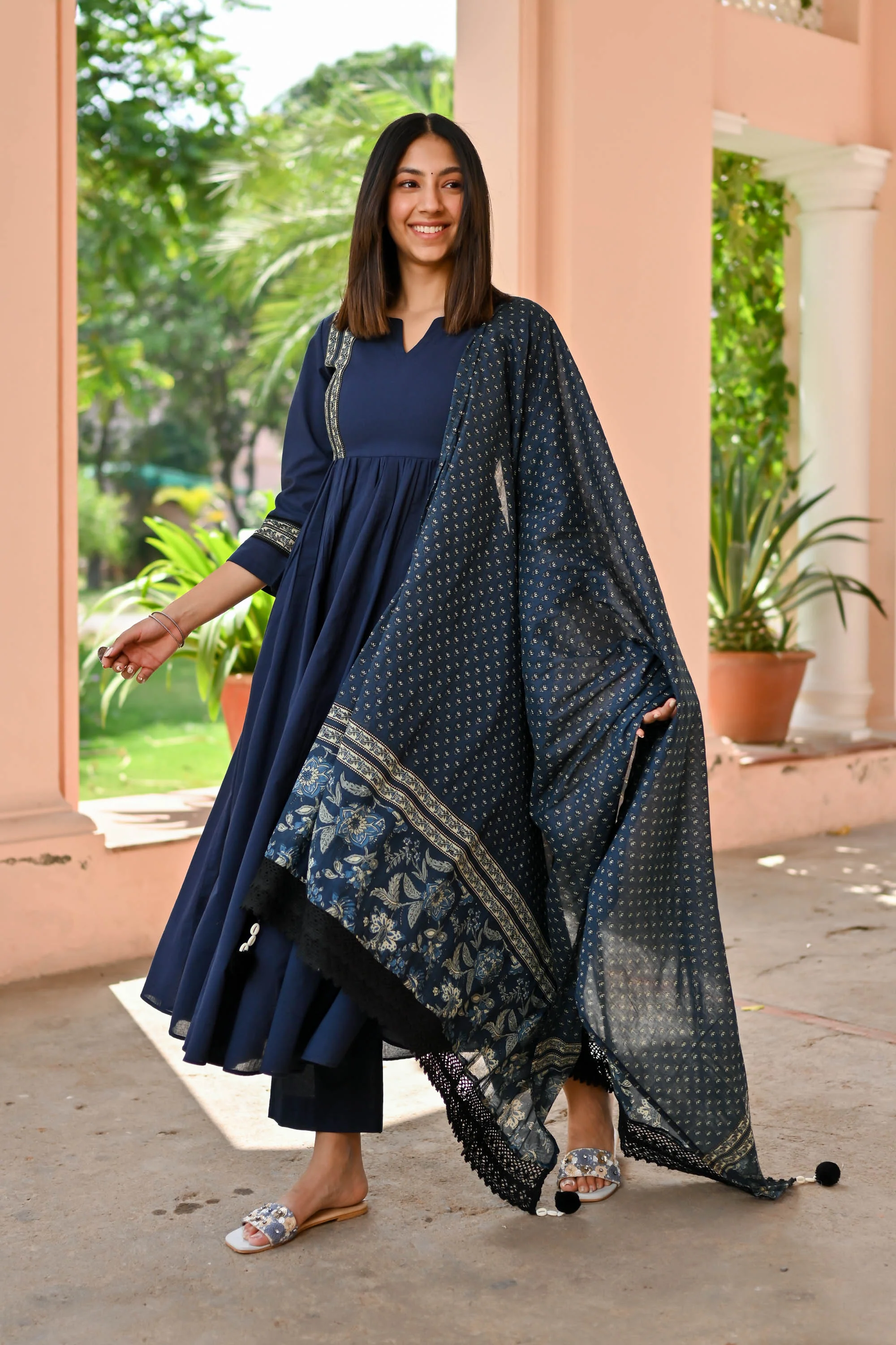 Vidhi Cotton Suit Set of 3 - Woolfily