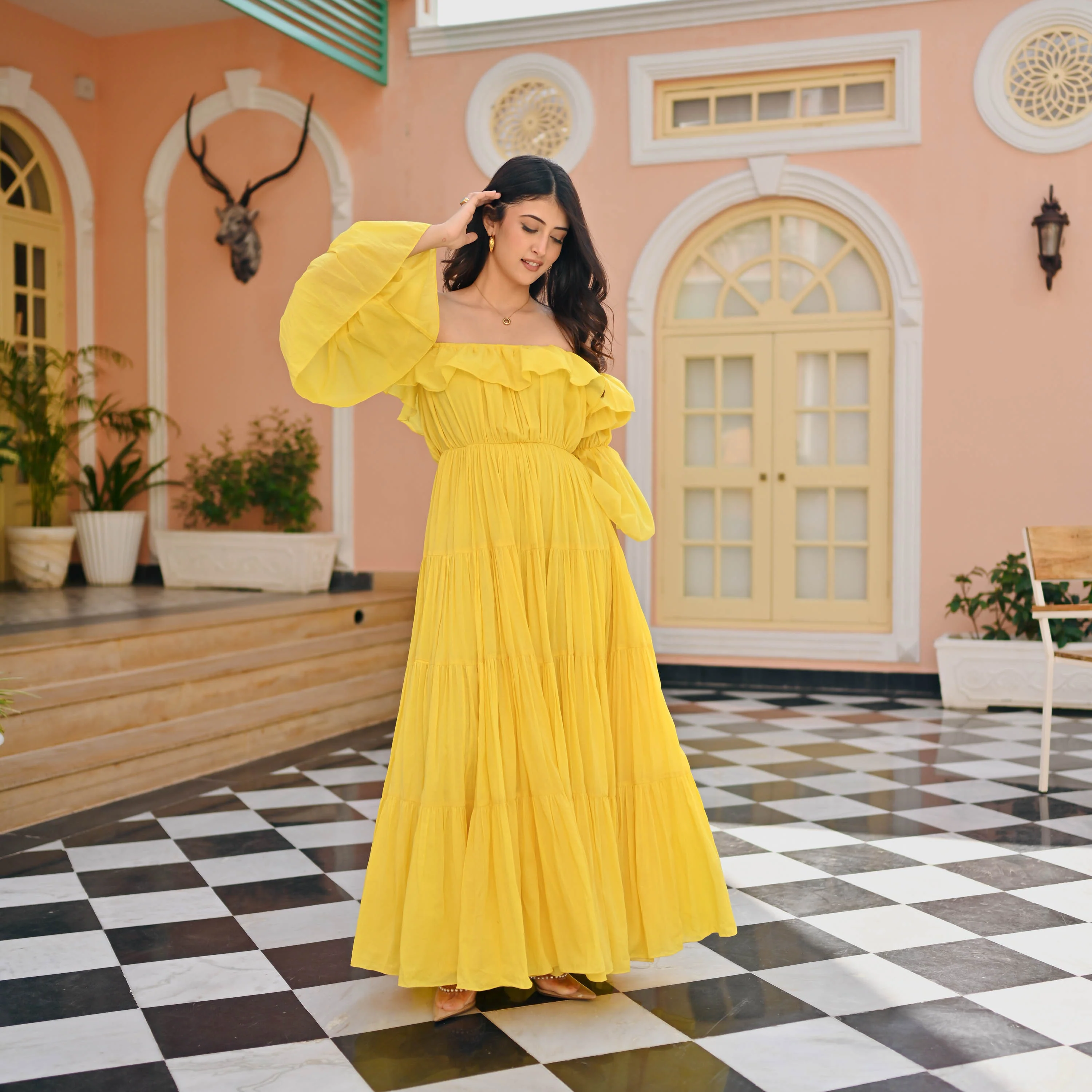 Bunaai Tropical Tango Cotton Dress - Woolfily