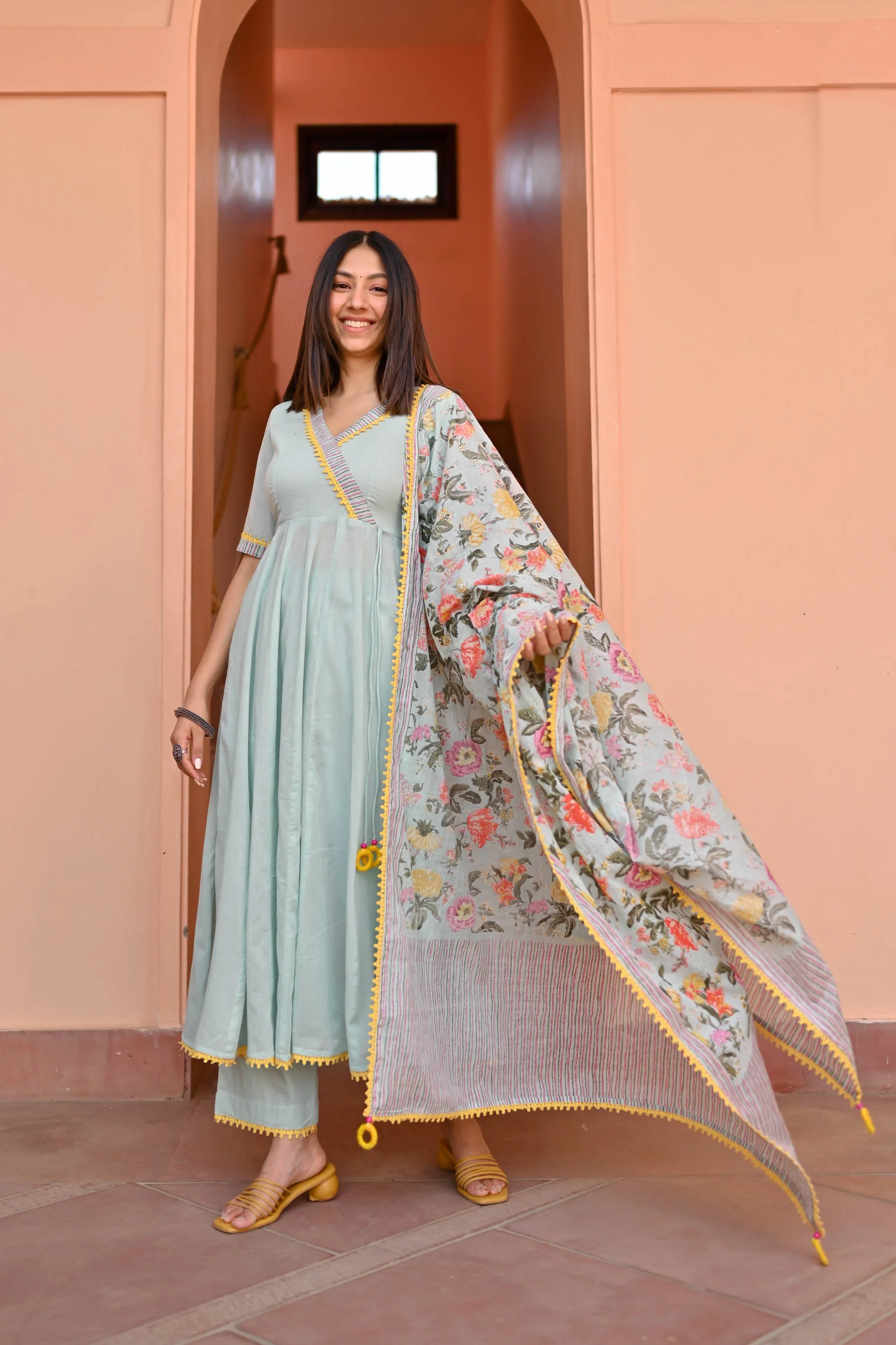 Dew Cotton Suit Set of 3 - Woolfily