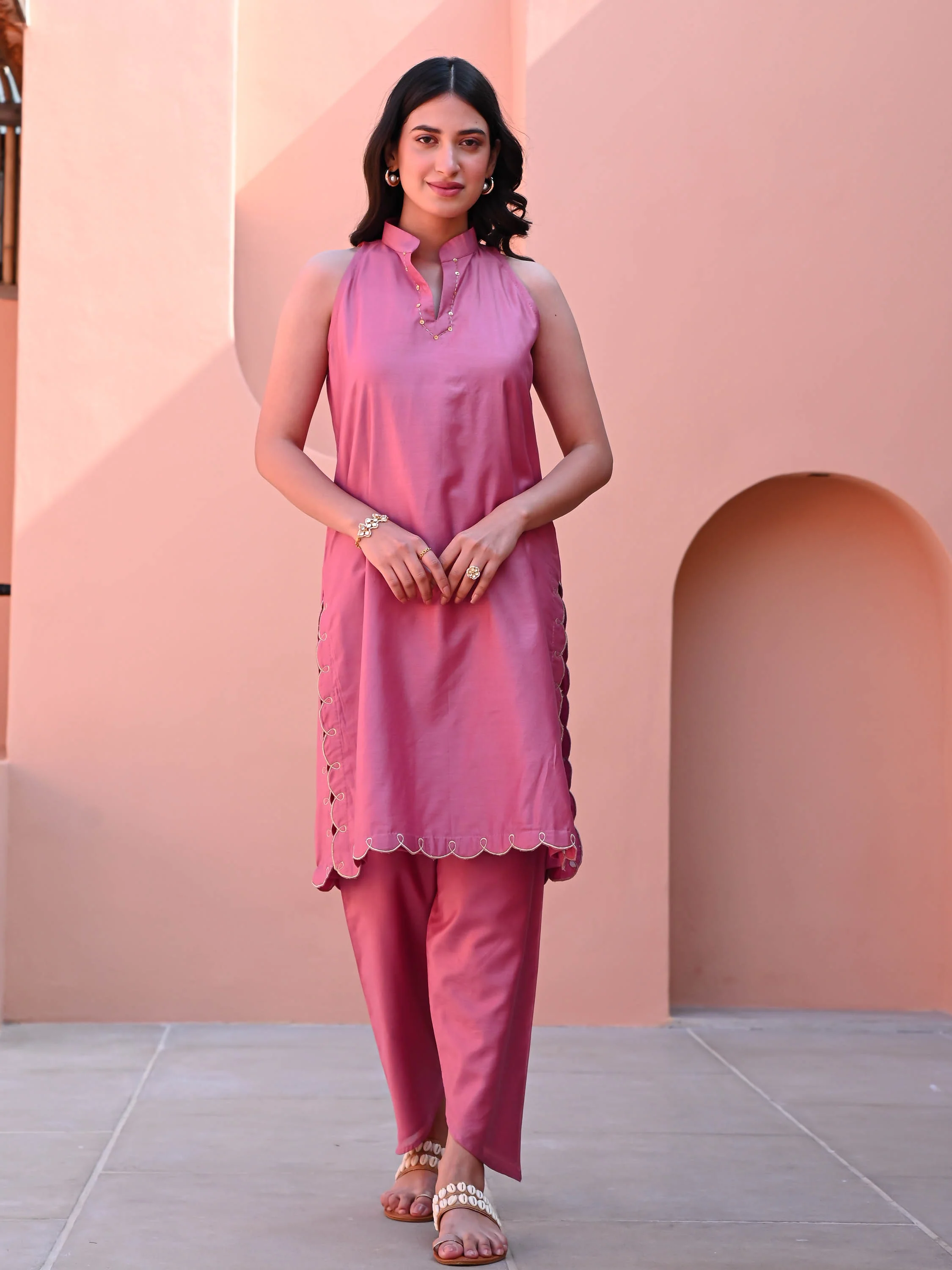 Ikkat Impressions Kurta Set - Woolfily
