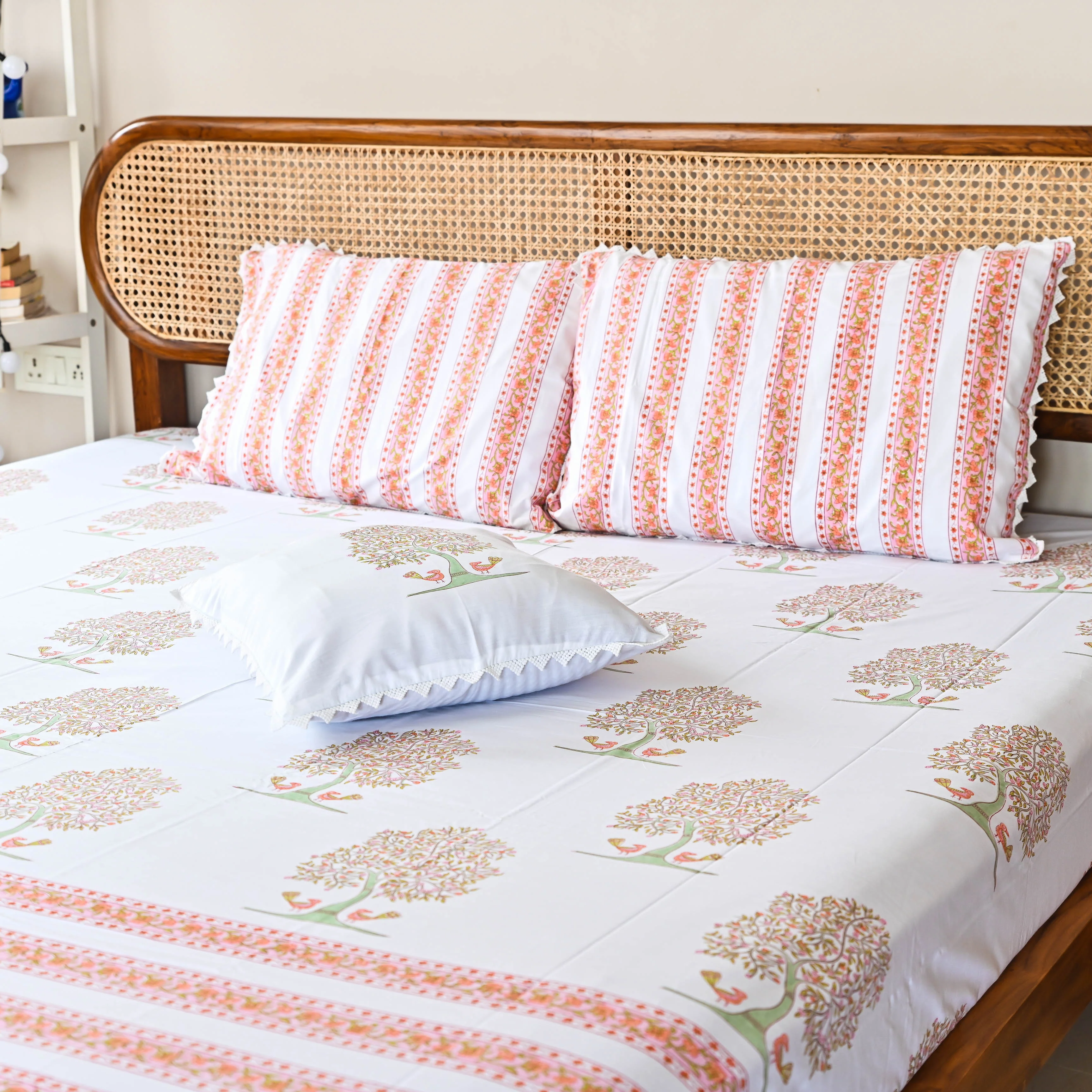 Bunaai Dreamsoft Handblock Printed Bedsheet - Woolfily