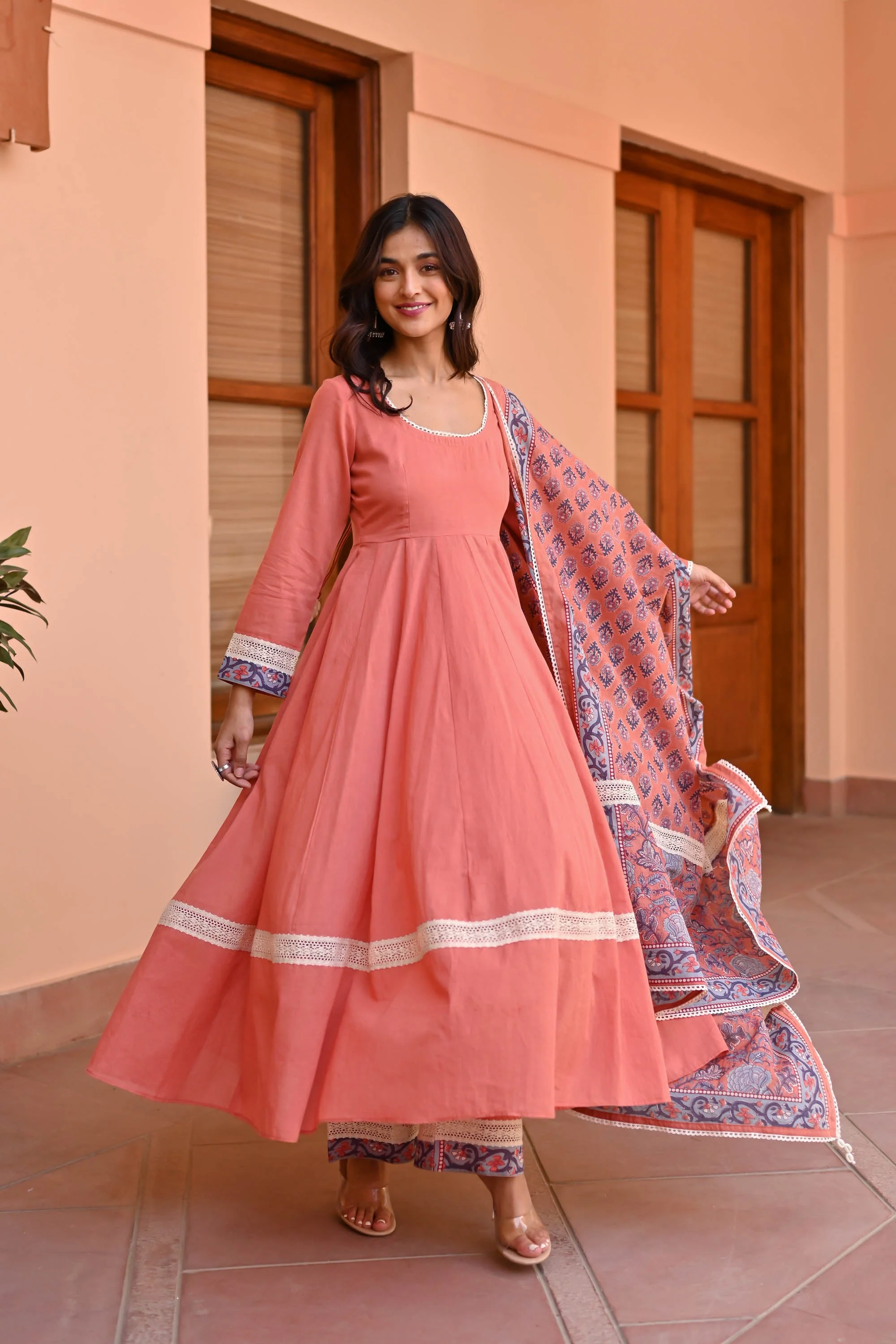 Cotton Tranquility Trio Suit Set - Woolfily