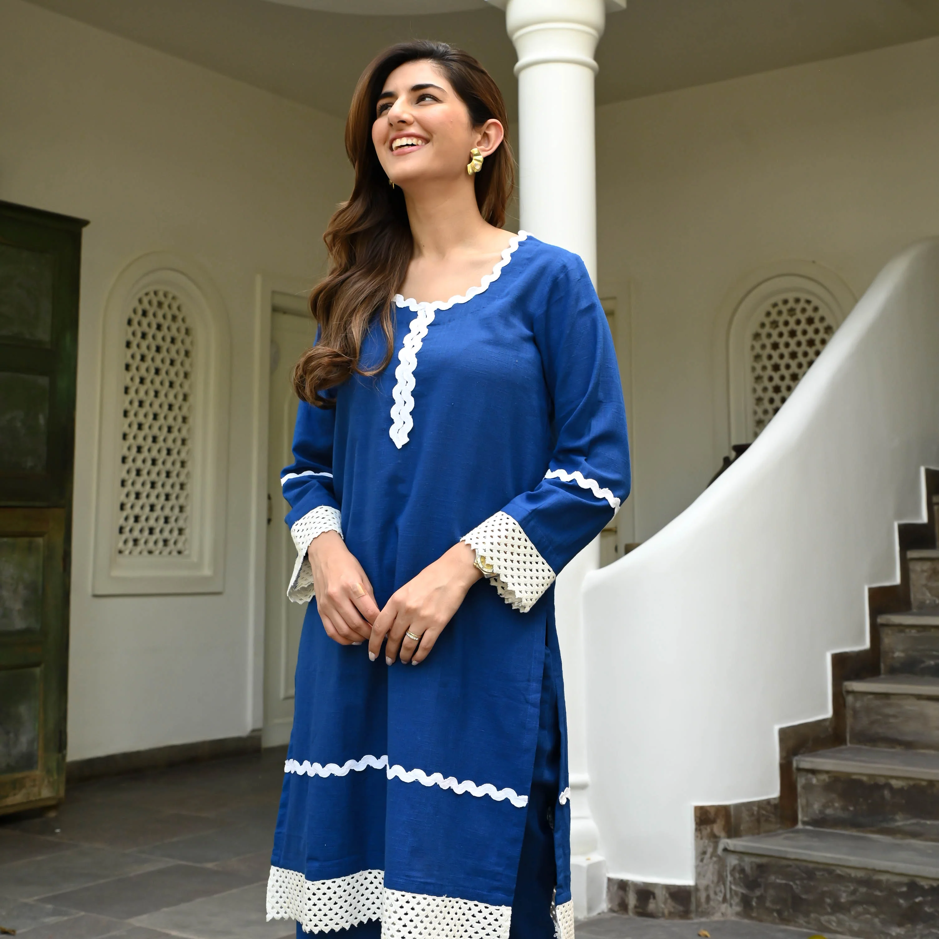 Bunaai Cotton Enchant Kurta Set - Woolfily