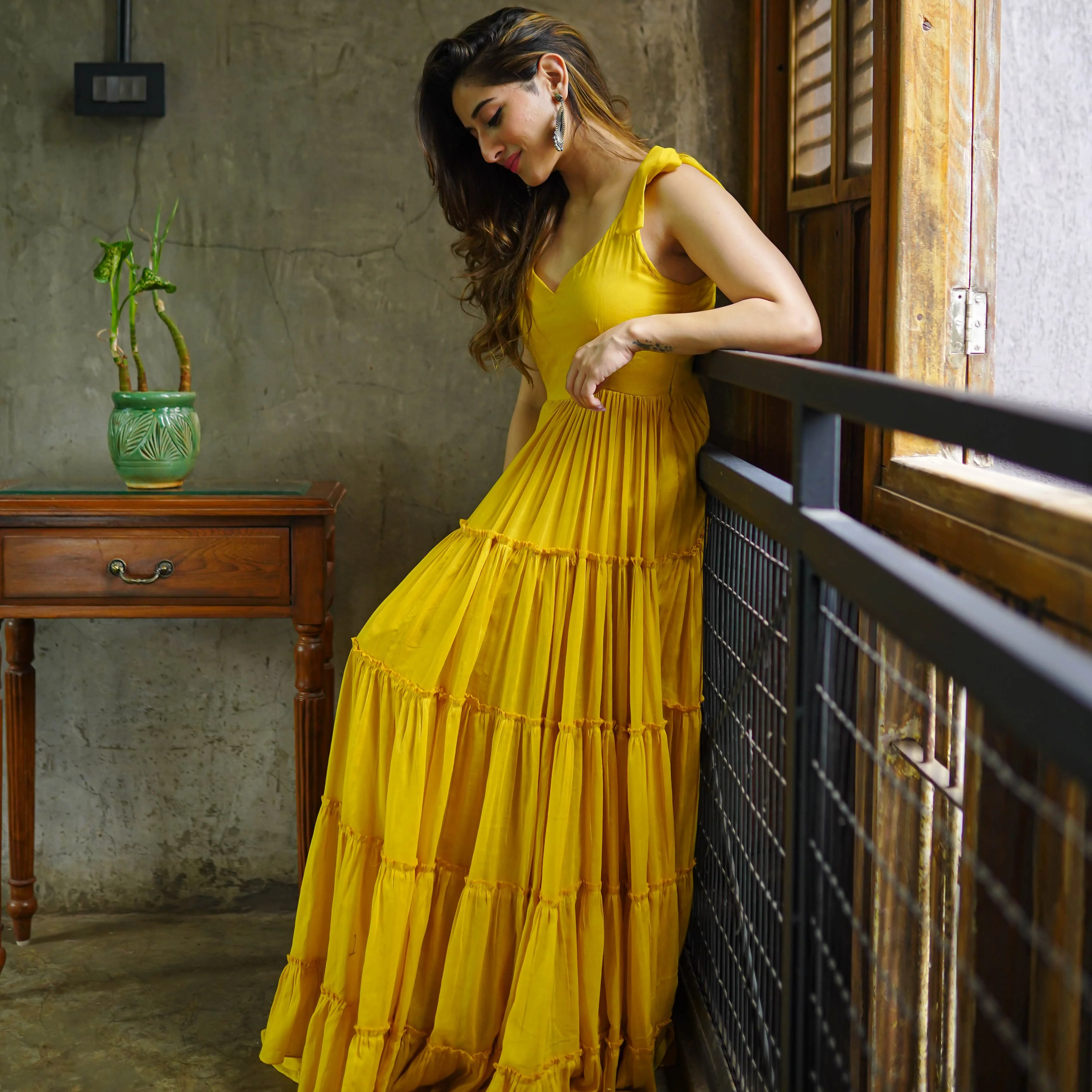 Bunaai Rylee Cotton Maxi Dress - Woolfily