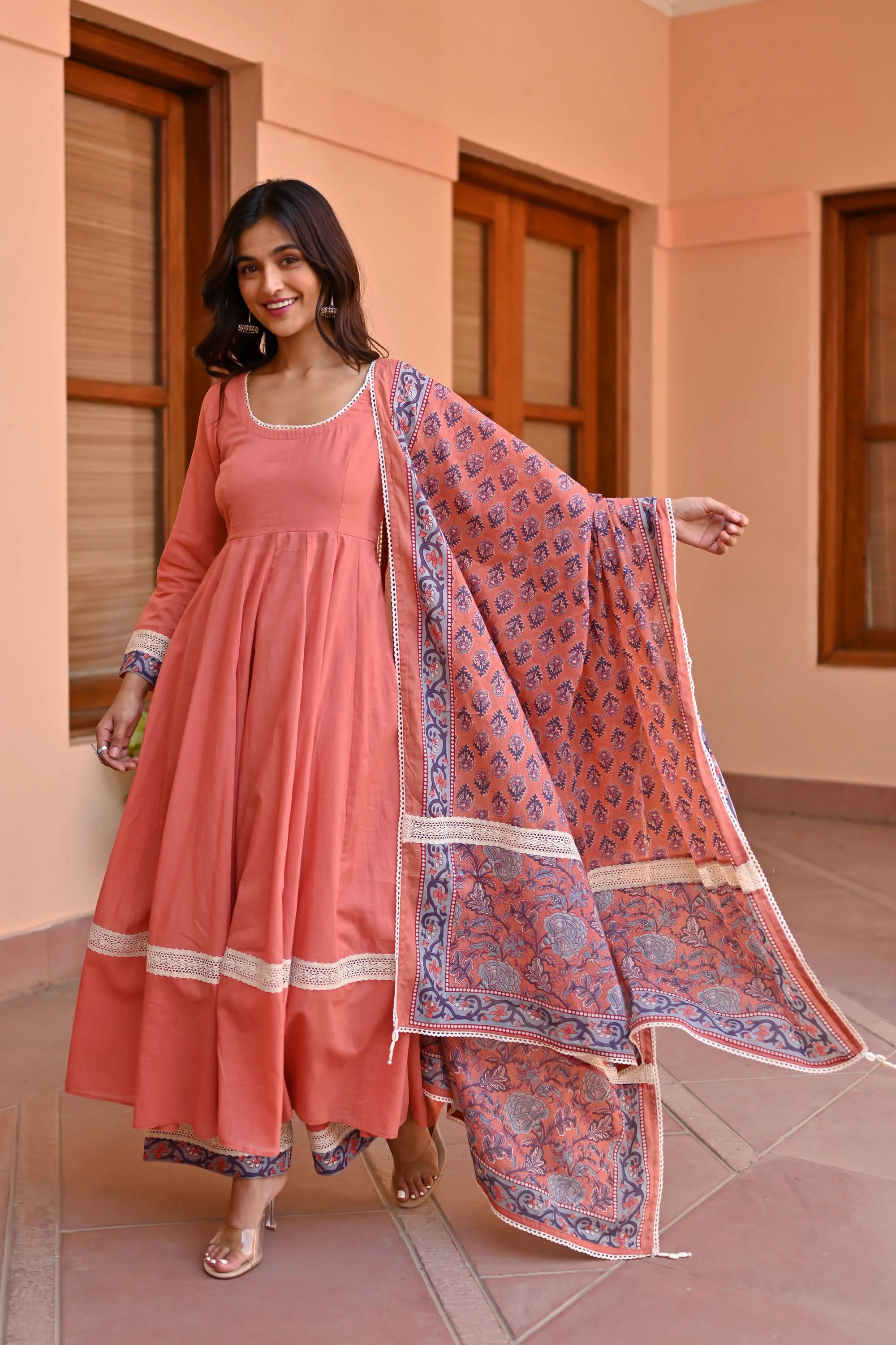 Cotton Tranquility Trio Suit Set - Woolfily