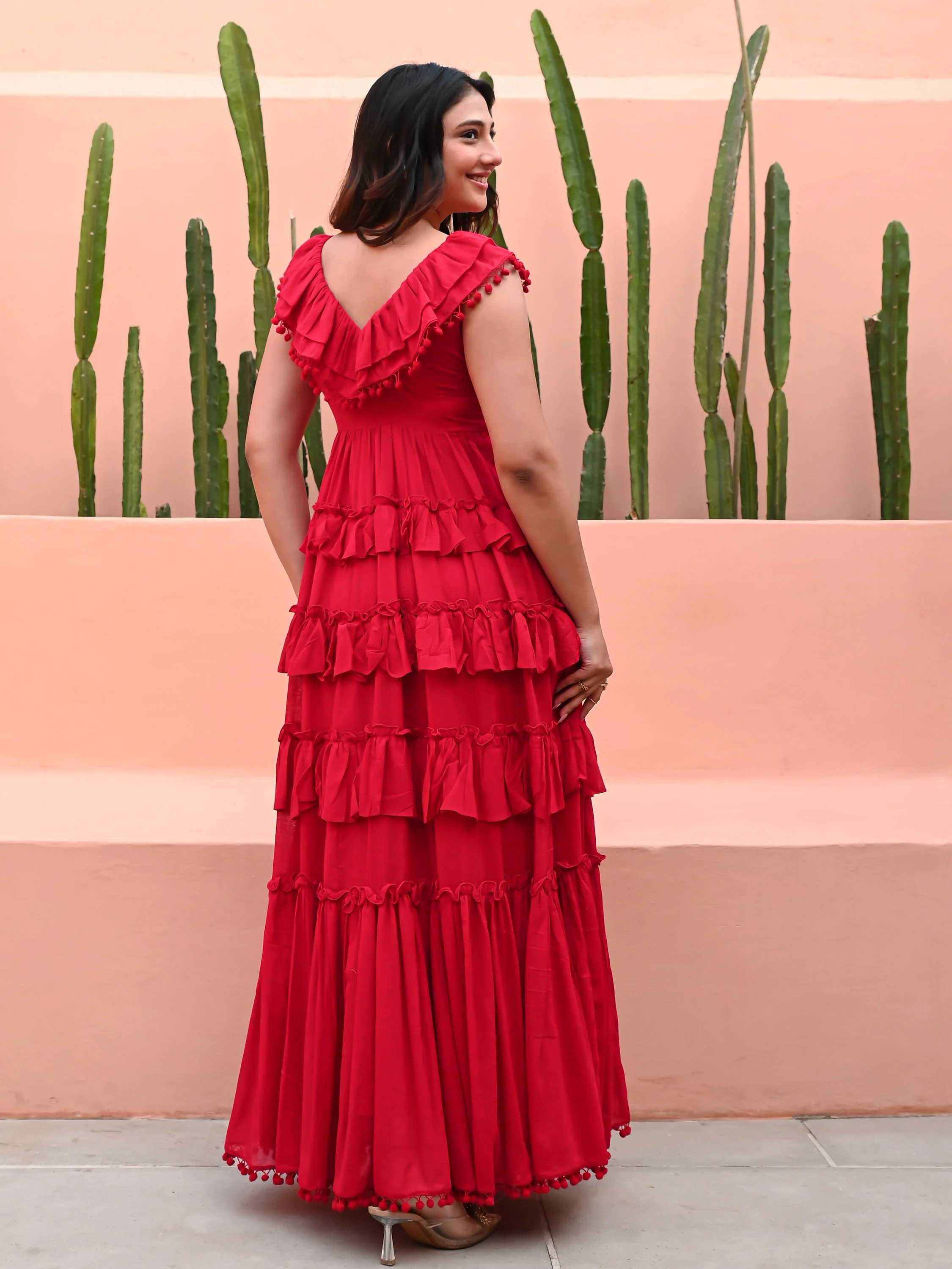 Rococco Cotton Dress - Woolfily