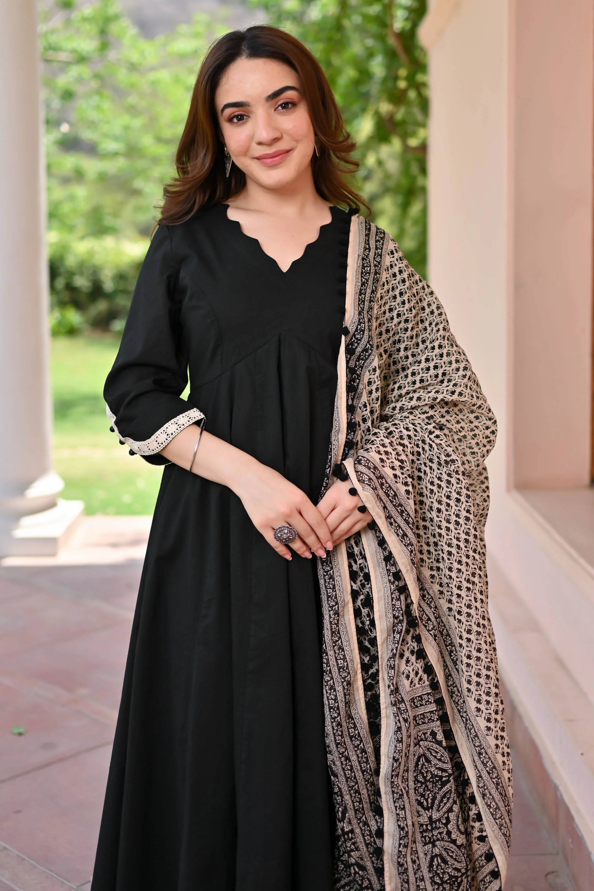 Urvashi Cotton Suit Set of Three - Woolfily