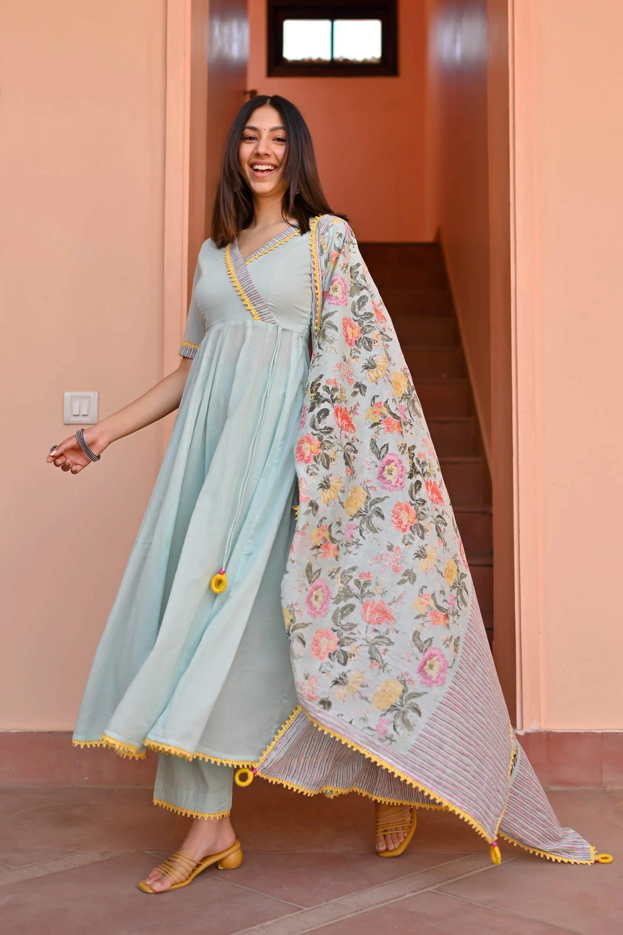 Dew Cotton Suit Set of 3 - Woolfily