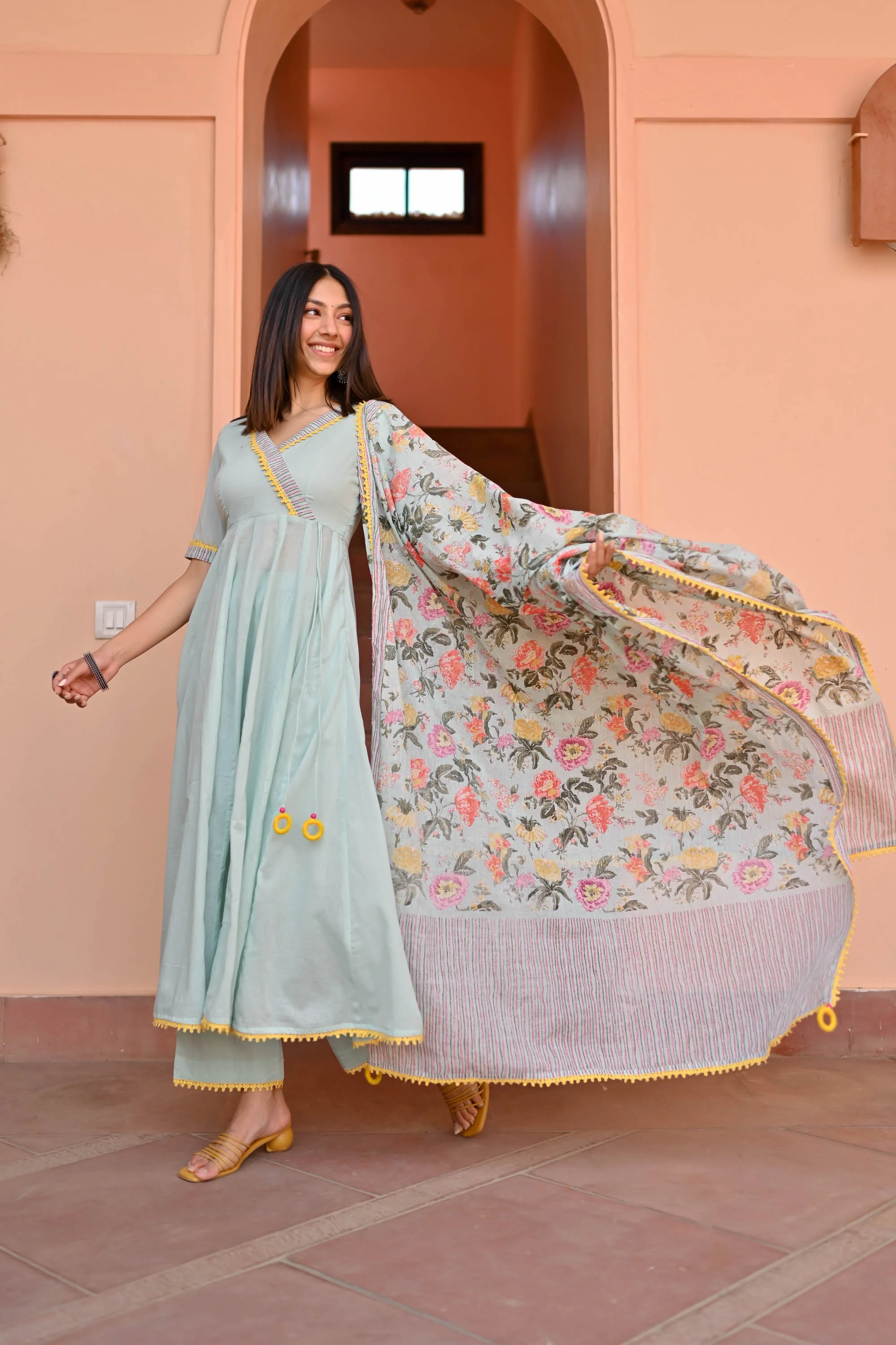 Dew Cotton Suit Set of 3 - Woolfily