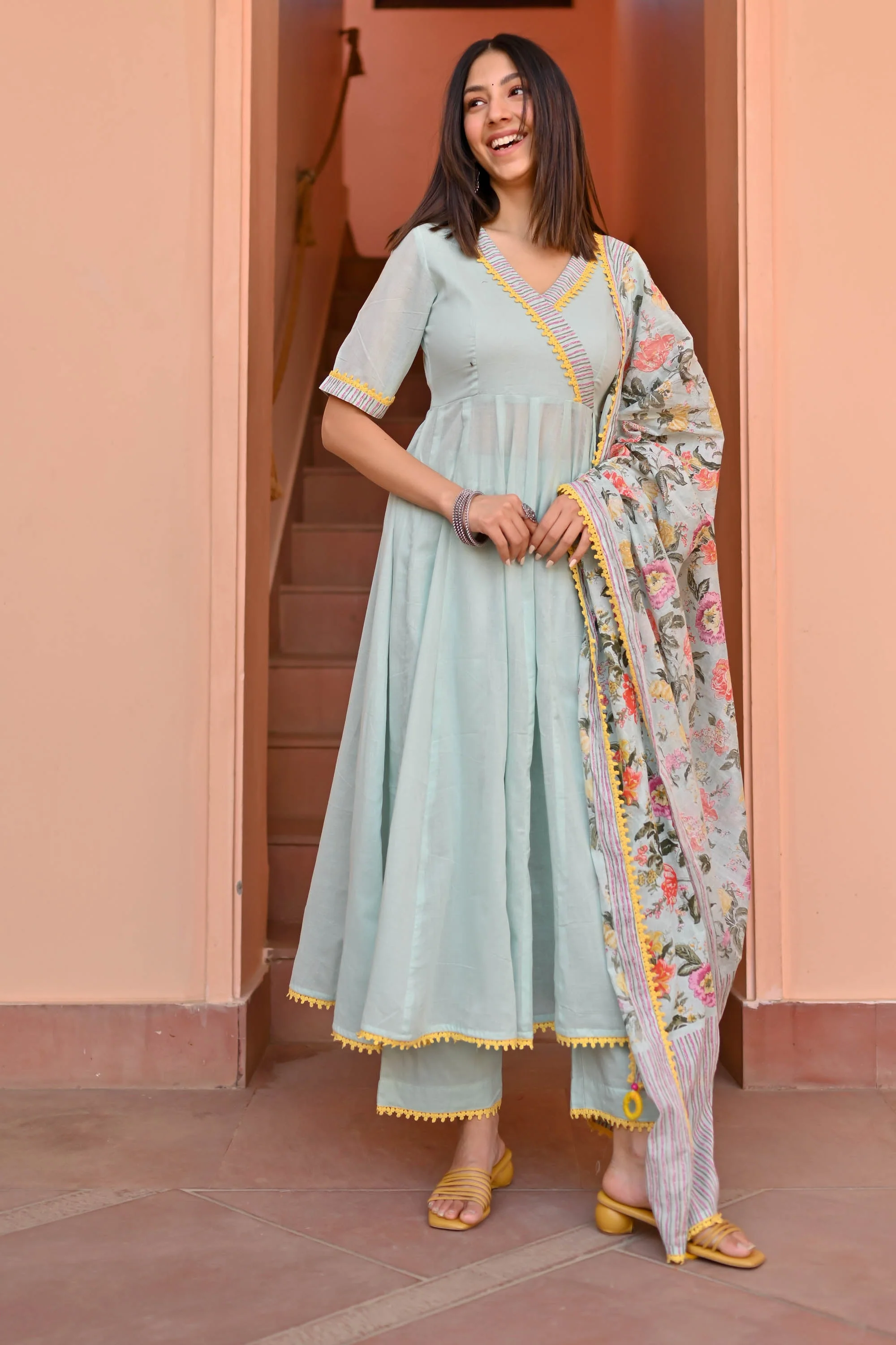 Dew Cotton Suit Set of 3 - Woolfily