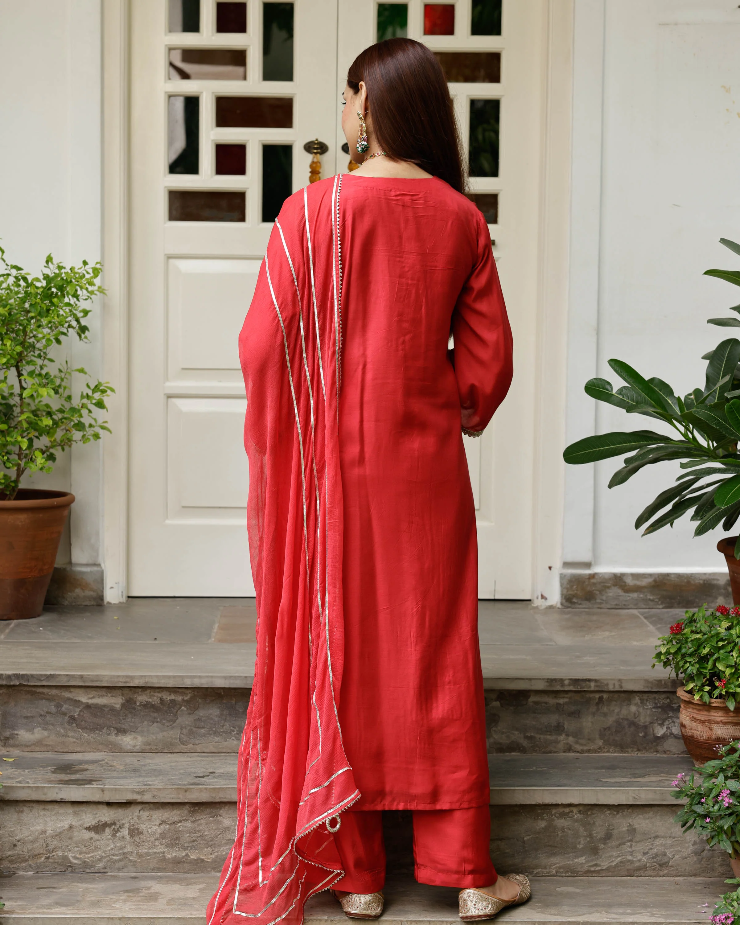 Chameli Embroidered Suit Set - Woolfily