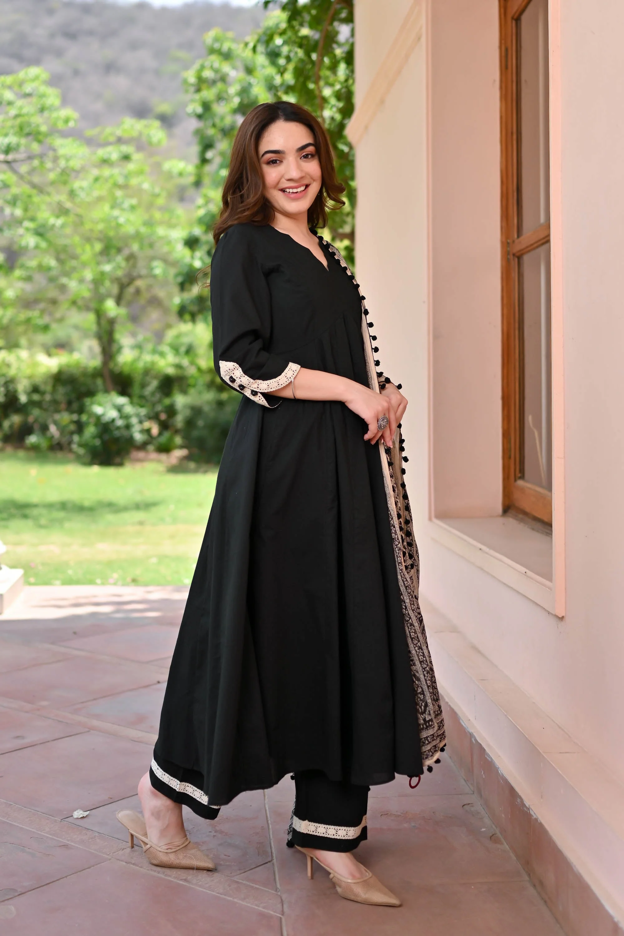 Urvashi Cotton Suit Set of Three - Woolfily