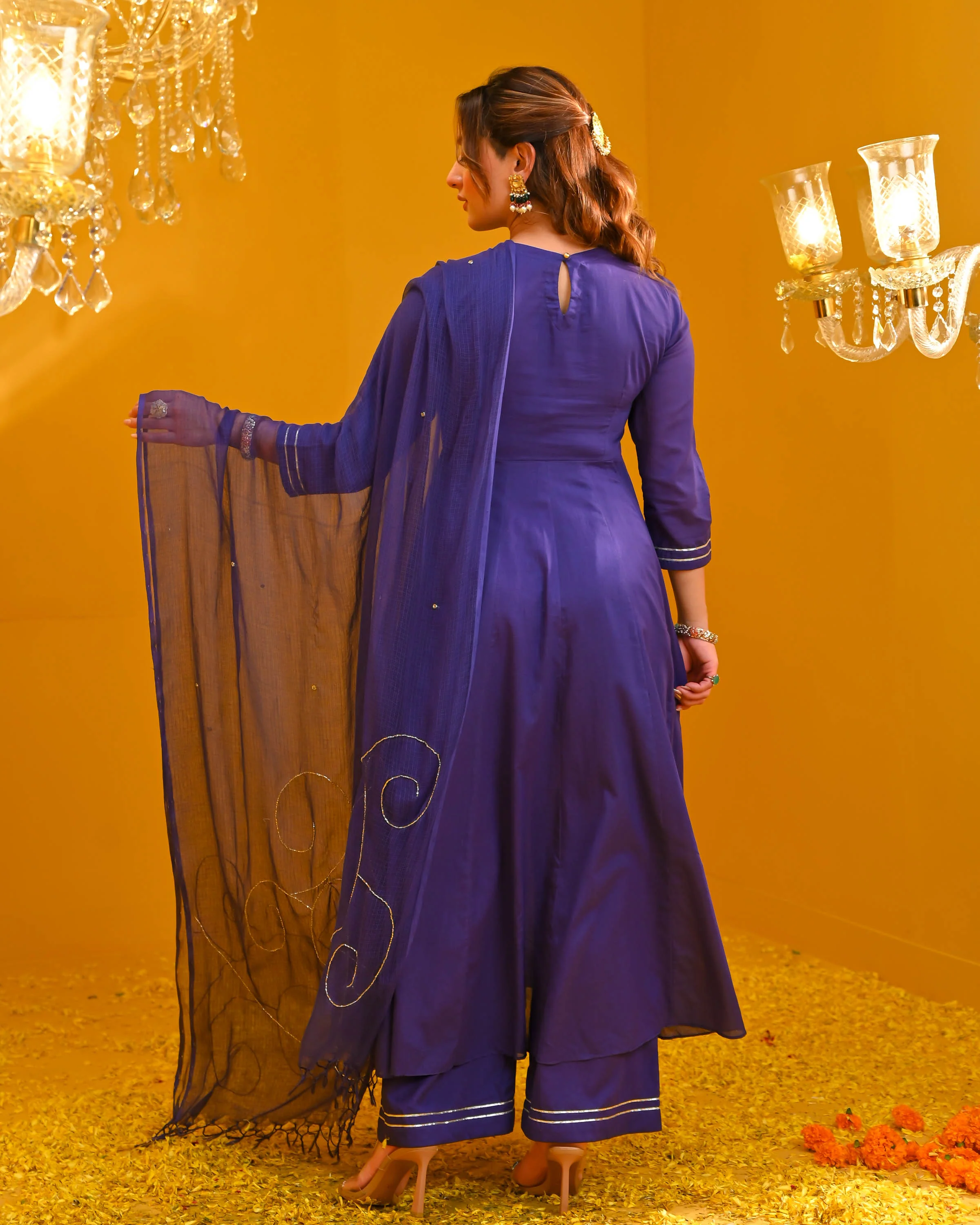 Damini Cotton Suit Set - Woolfily