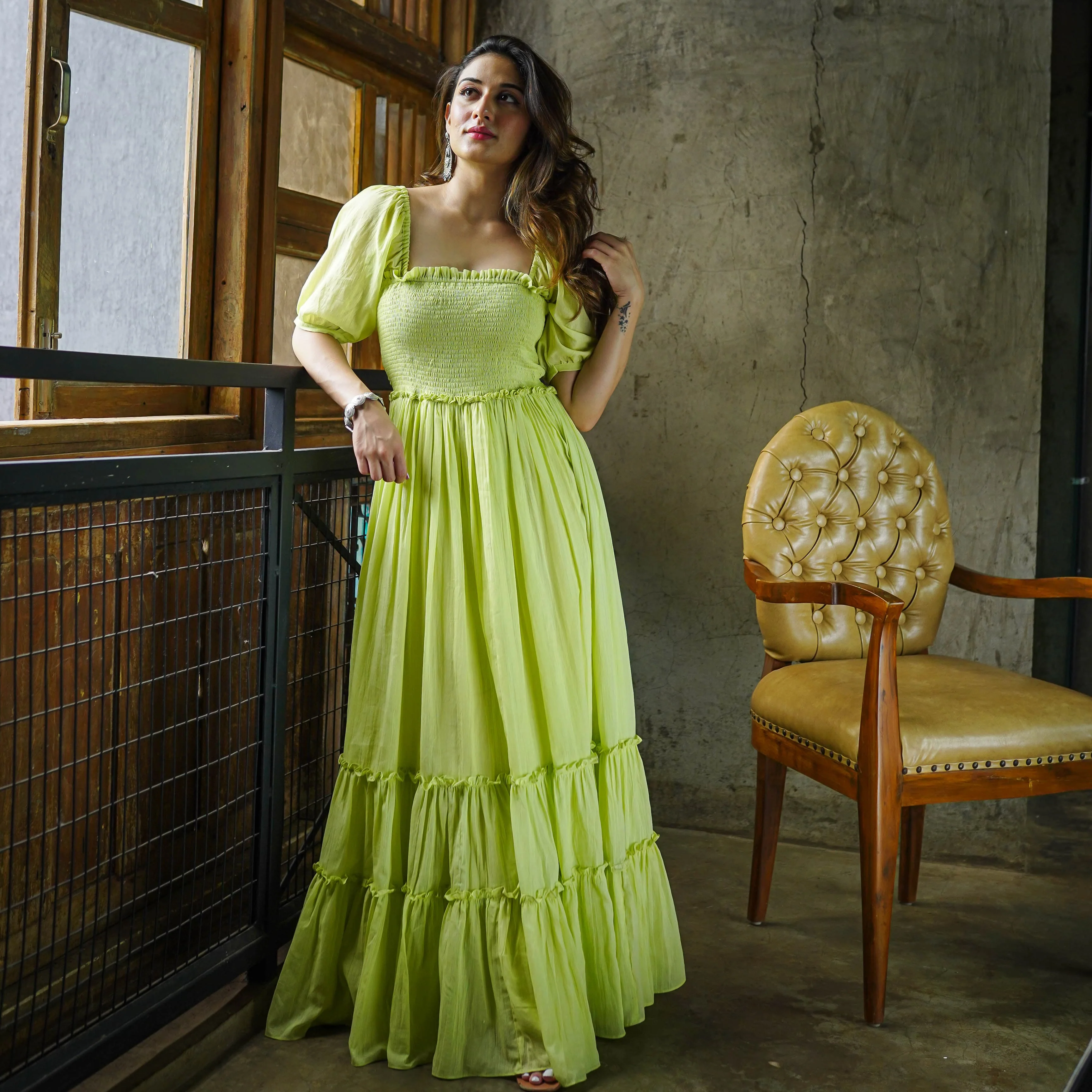 Bunaai Mylah Cotton Maxi Dress - Woolfily