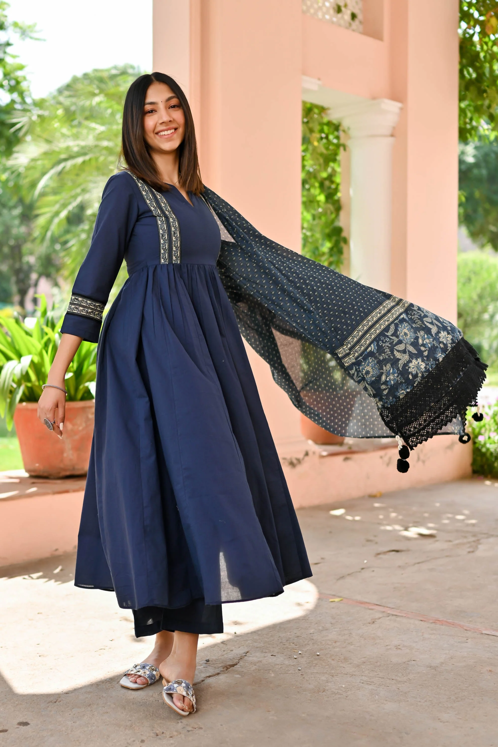 Vidhi Cotton Suit Set of 3 - Woolfily