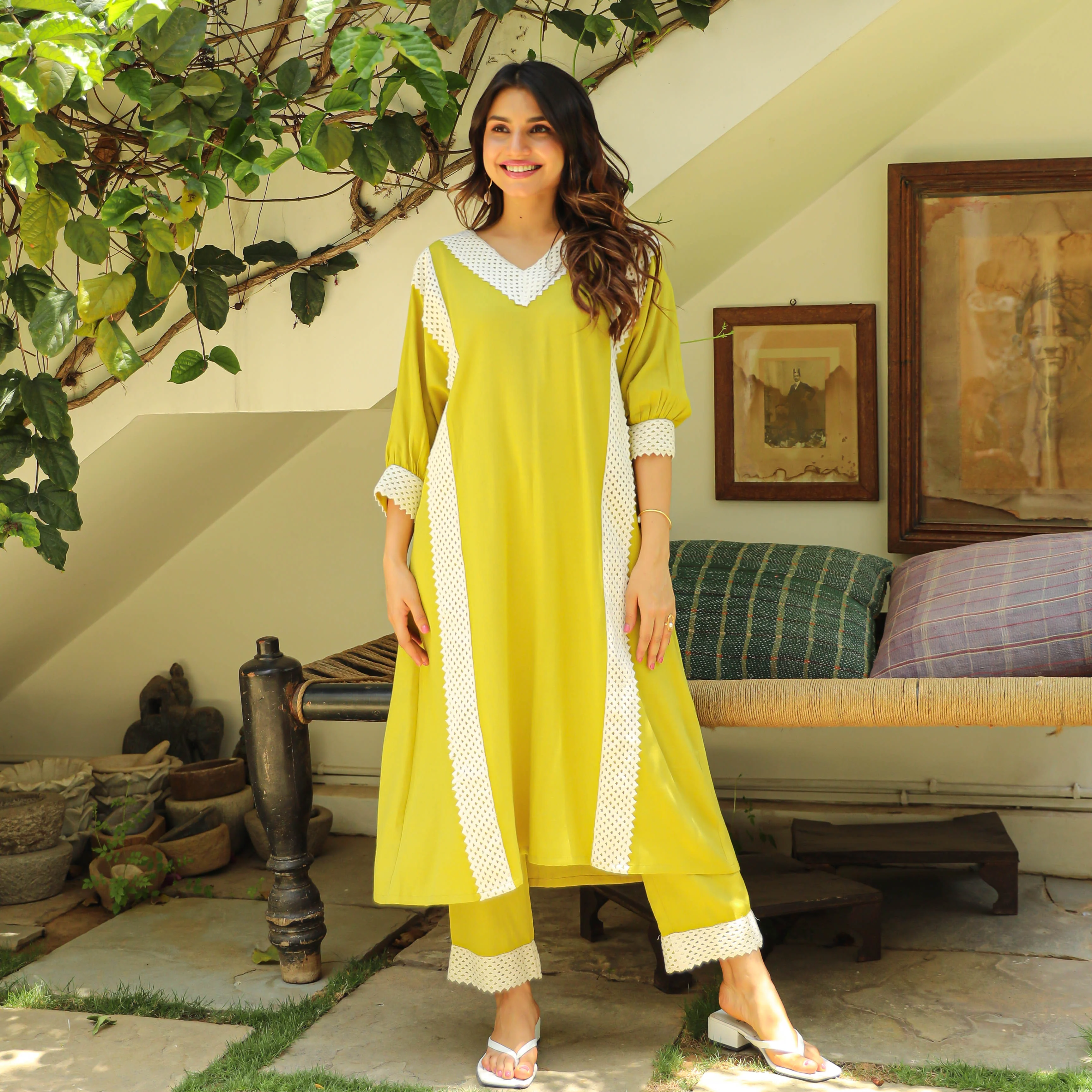 Bunaai Cotton Tranquil Coord Set - Woolfily