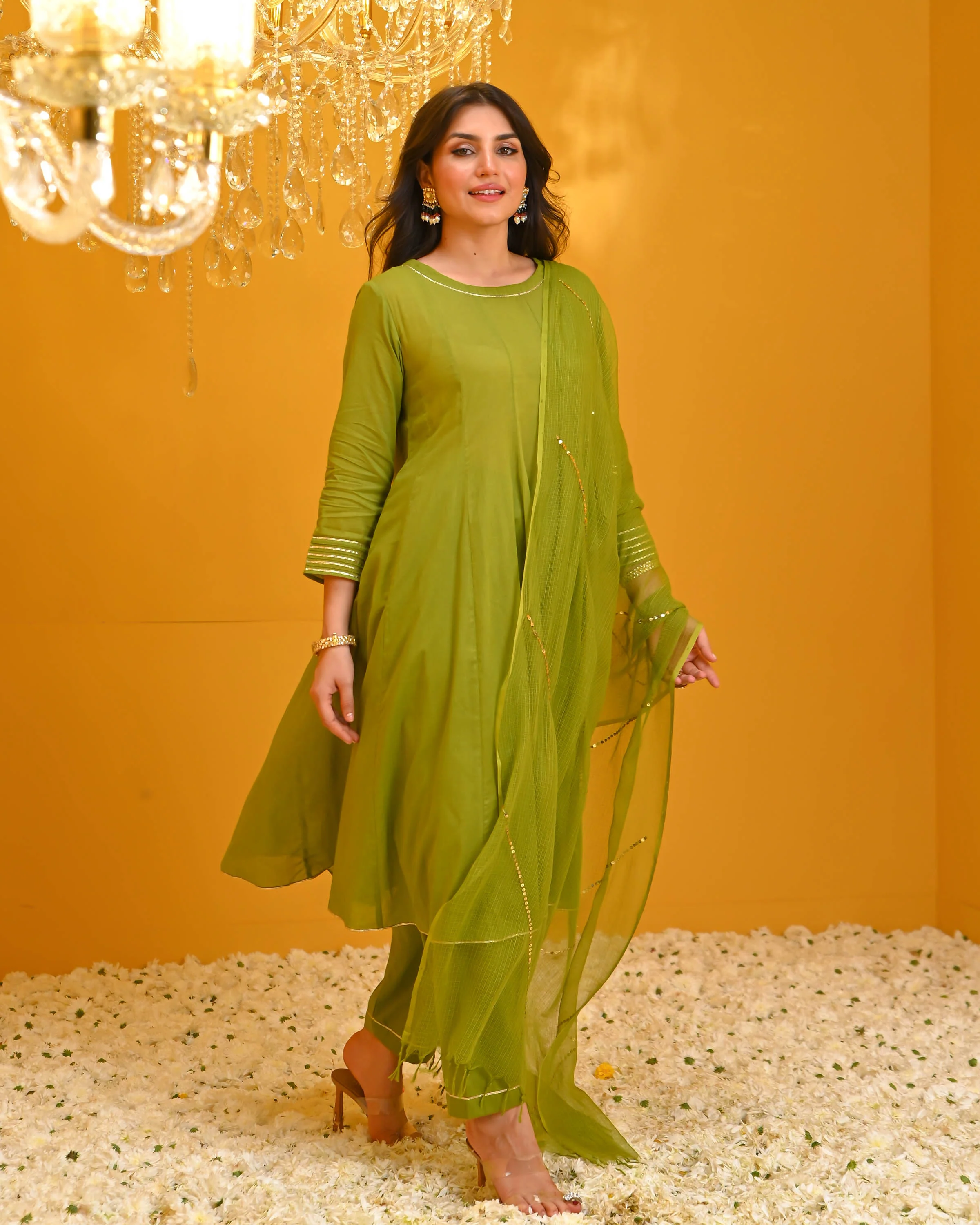 Eshita Cotton Suit Set - Woolfily