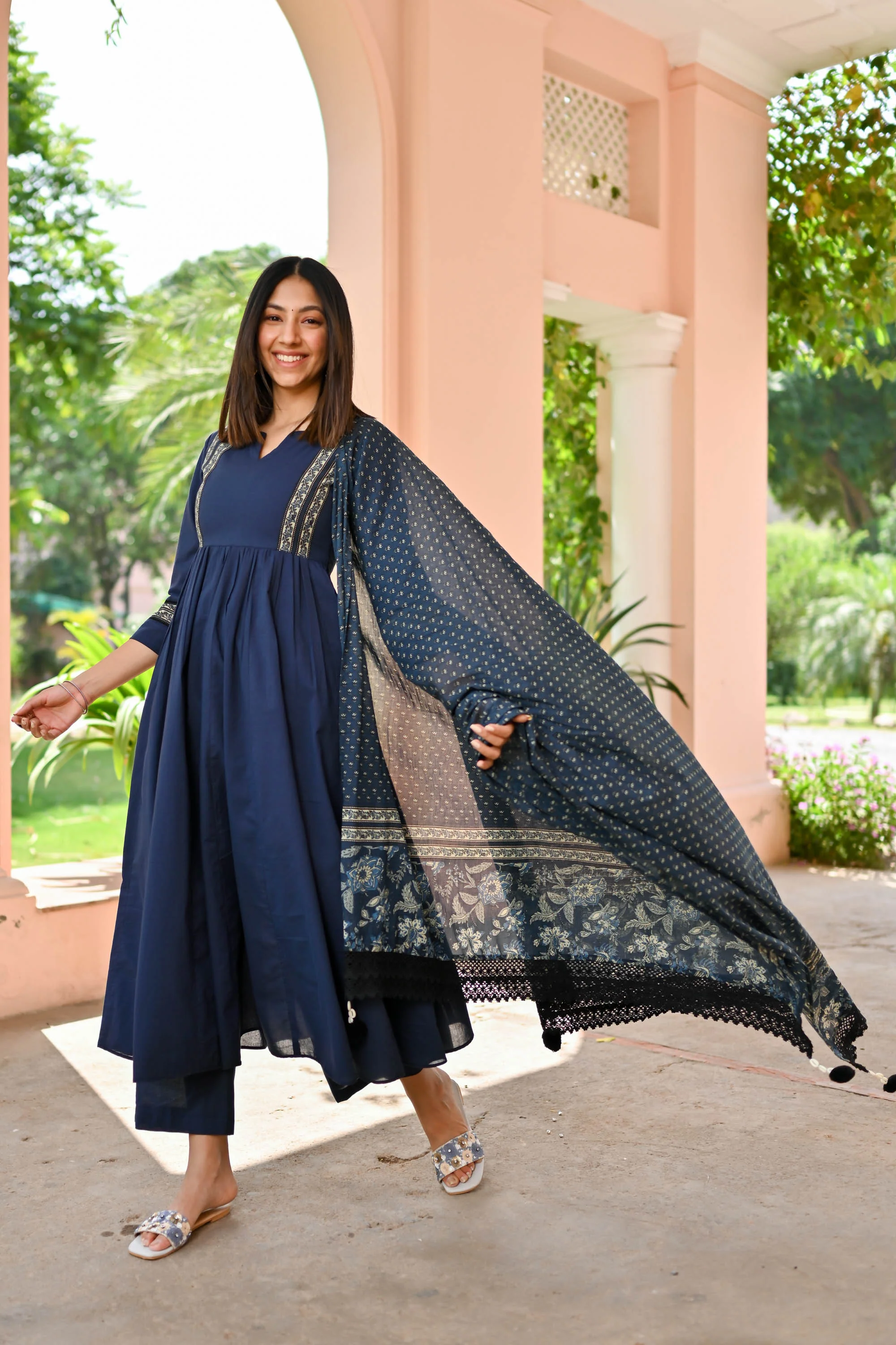 Vidhi Cotton Suit Set of 3 - Woolfily